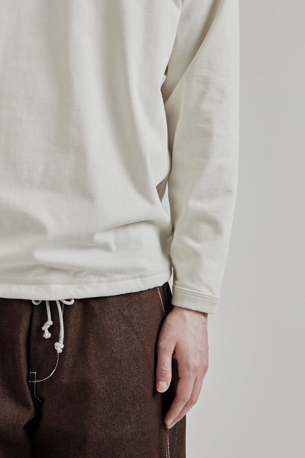 Jackman SS25 Grace Himo LS Tshirt Roisin White 8