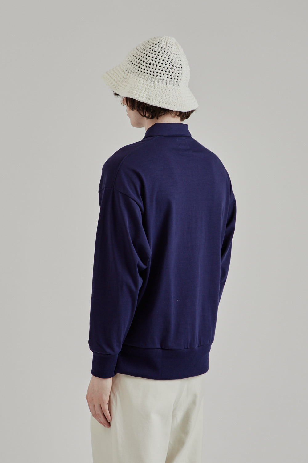 Jackman SS25 Grace LS Owners Polo Blue Depths 4