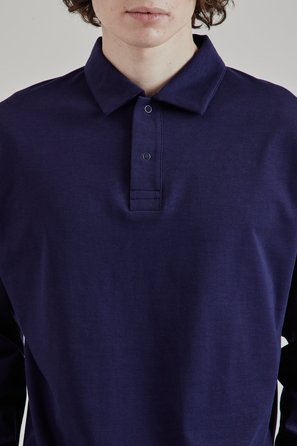 Jackman SS25 Grace LS Owners Polo Blue Depths 6