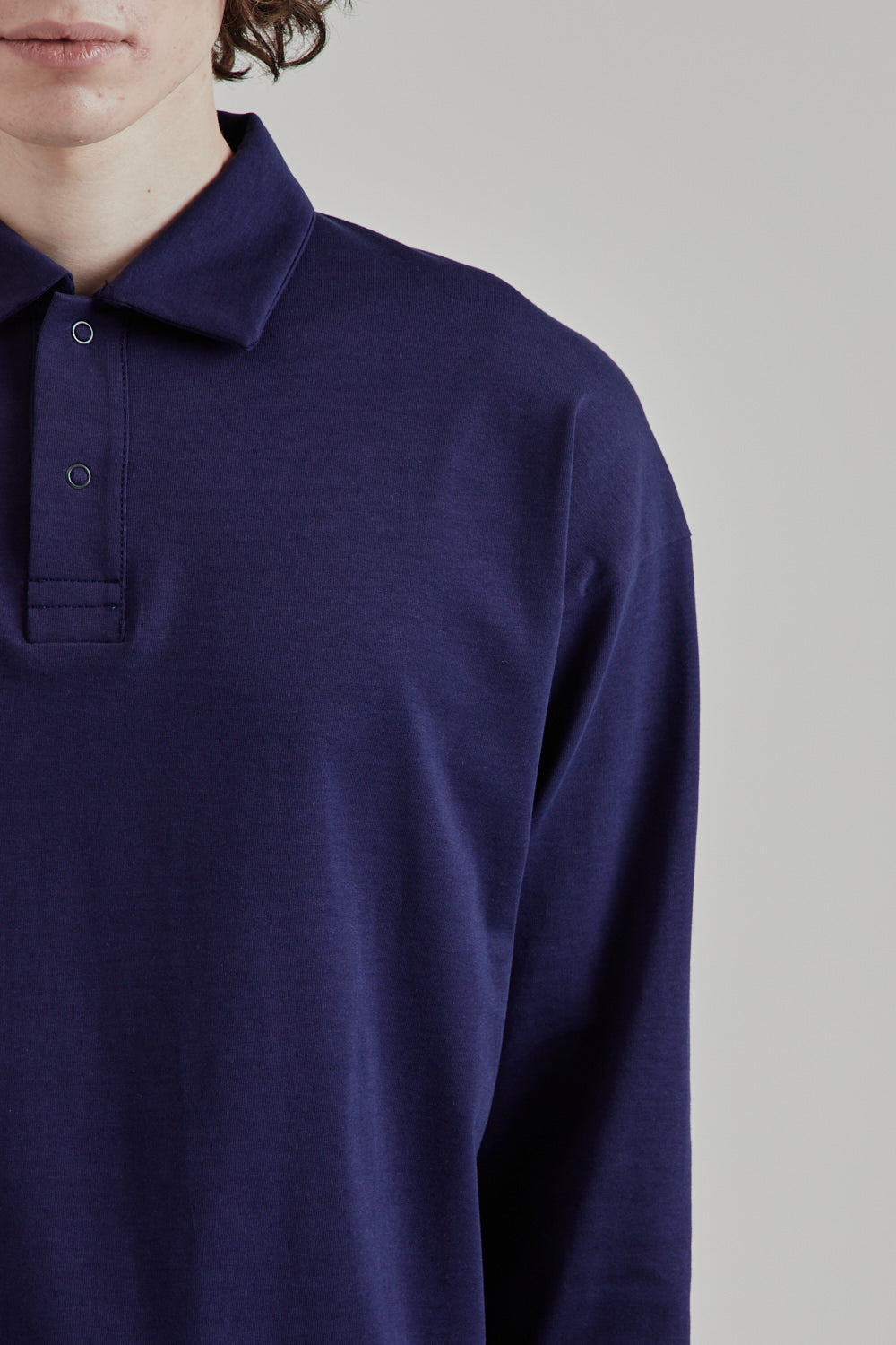 Jackman SS25 Grace LS Owners Polo Blue Depths 7