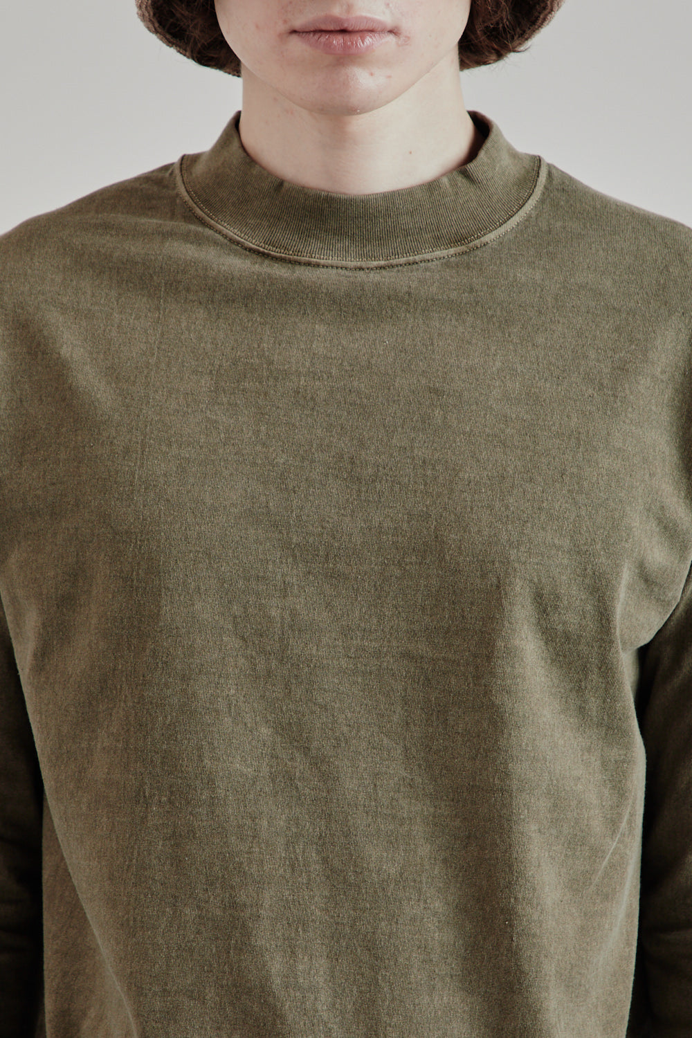 Jackman SS25 Midneck LS Tshirt Fade Sepia 6