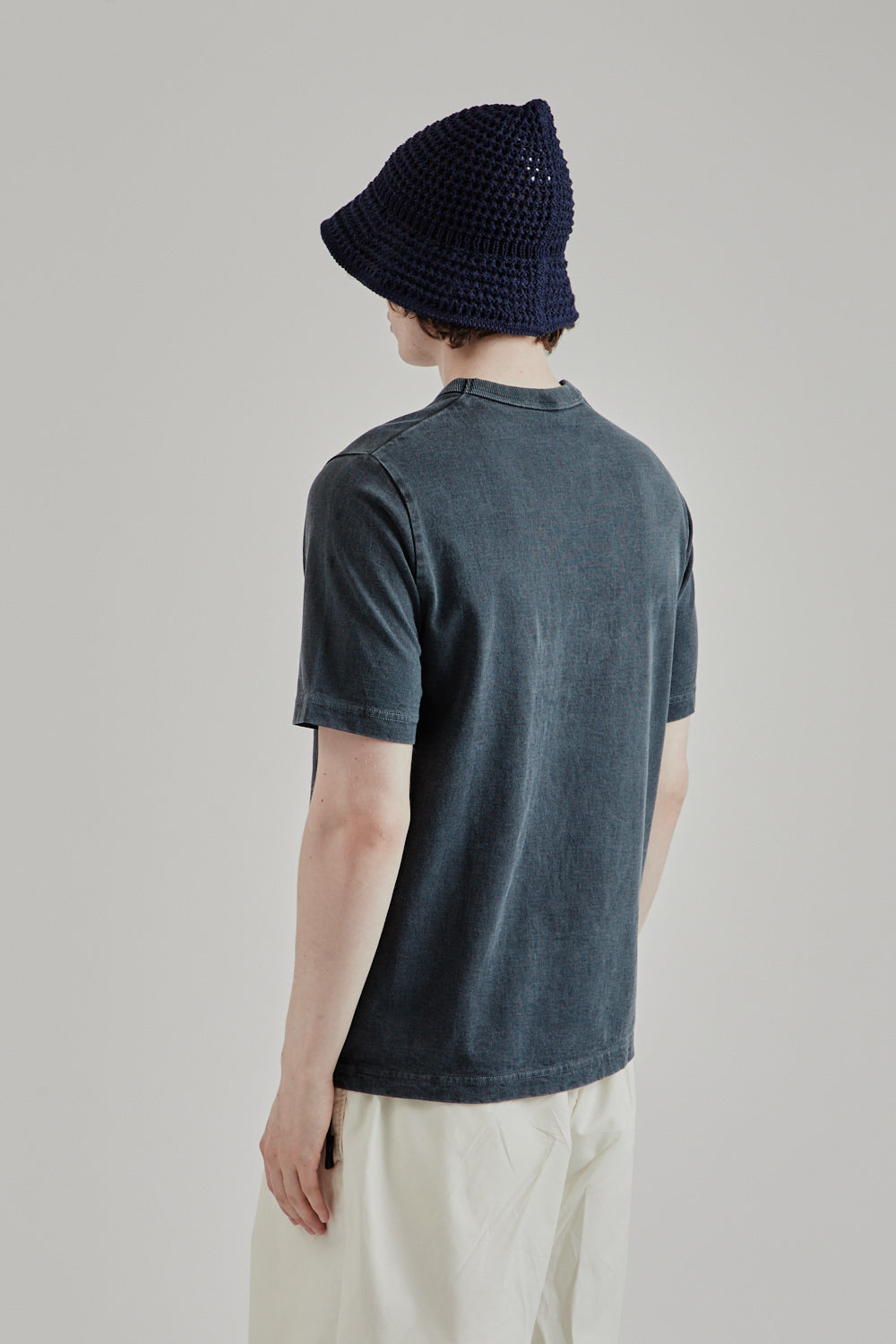 Jackman SS25 Pocket Tshirt Fade Blue Gray 4