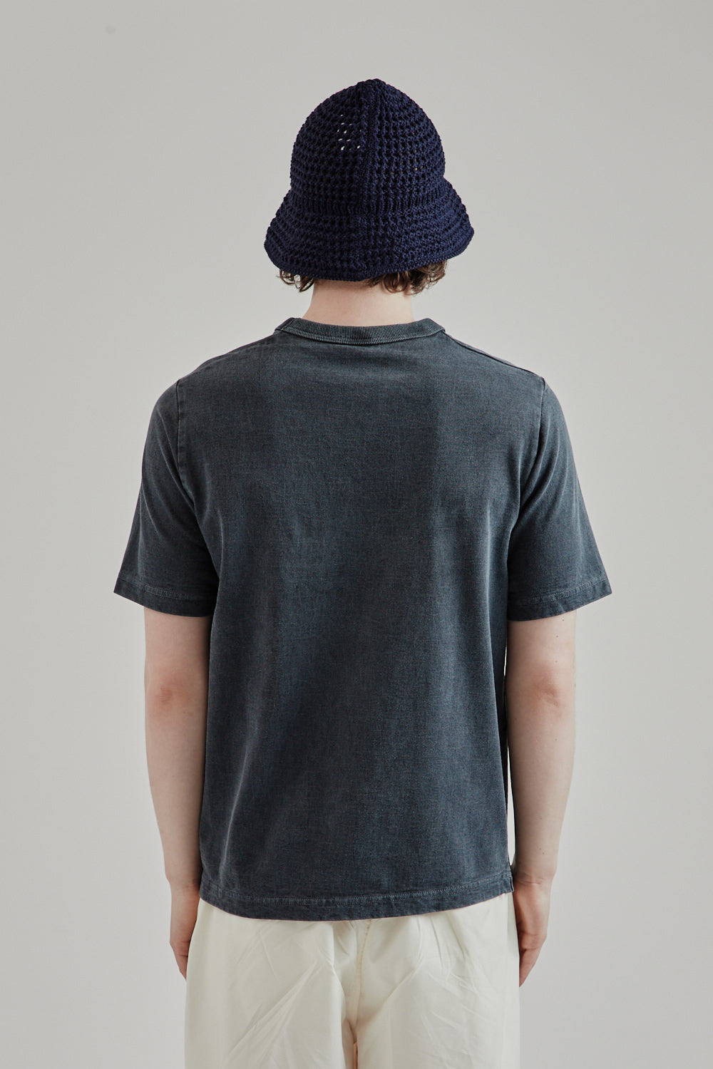 Jackman SS25 Pocket Tshirt Fade Blue Gray 5
