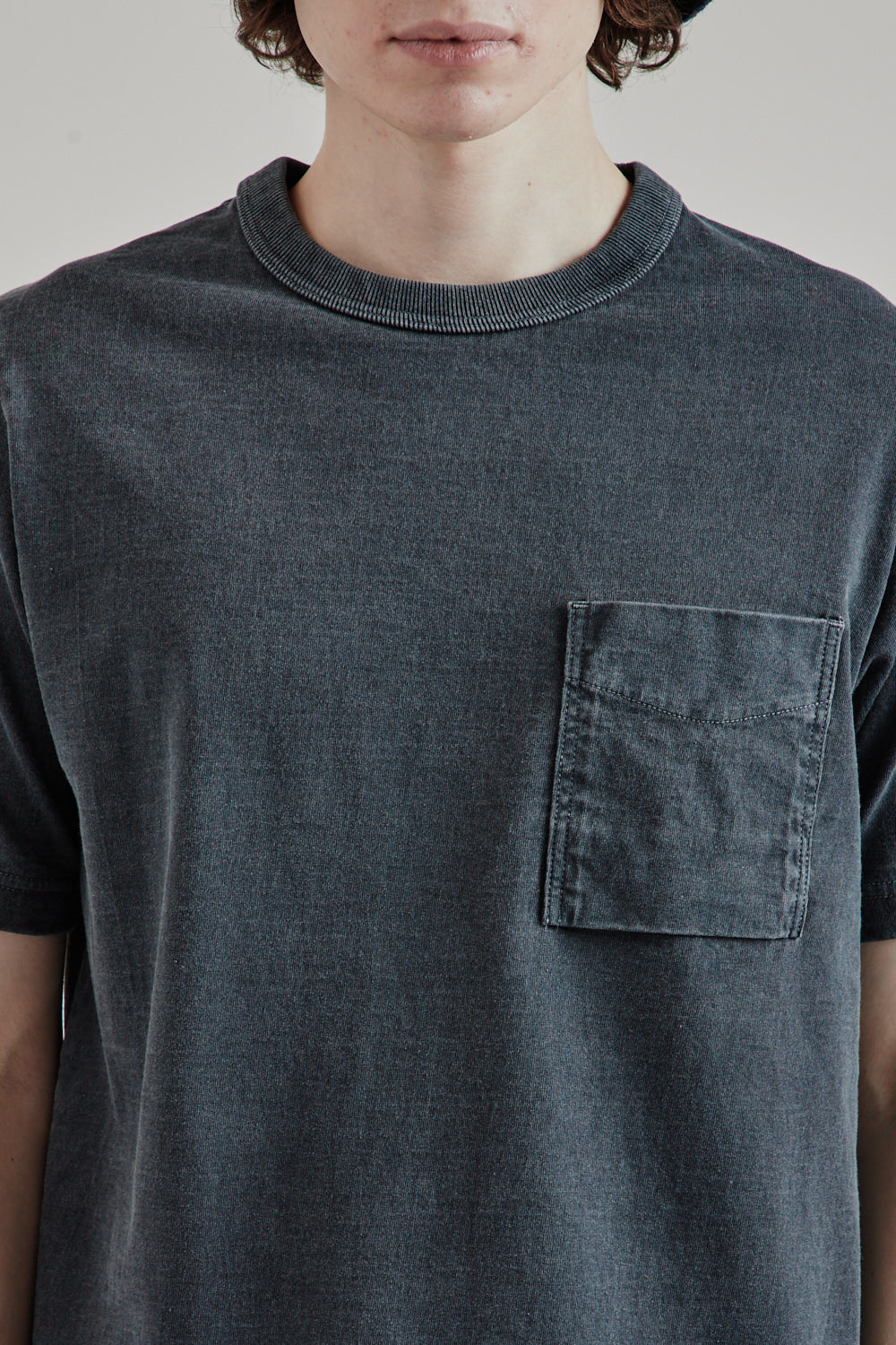 Jackman SS25 Pocket Tshirt Fade Blue Gray 6
