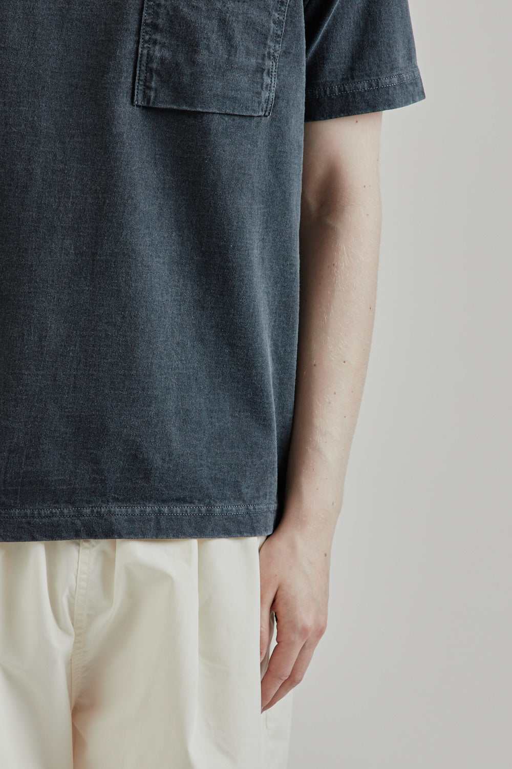 Jackman SS25 Pocket Tshirt Fade Blue Gray 8