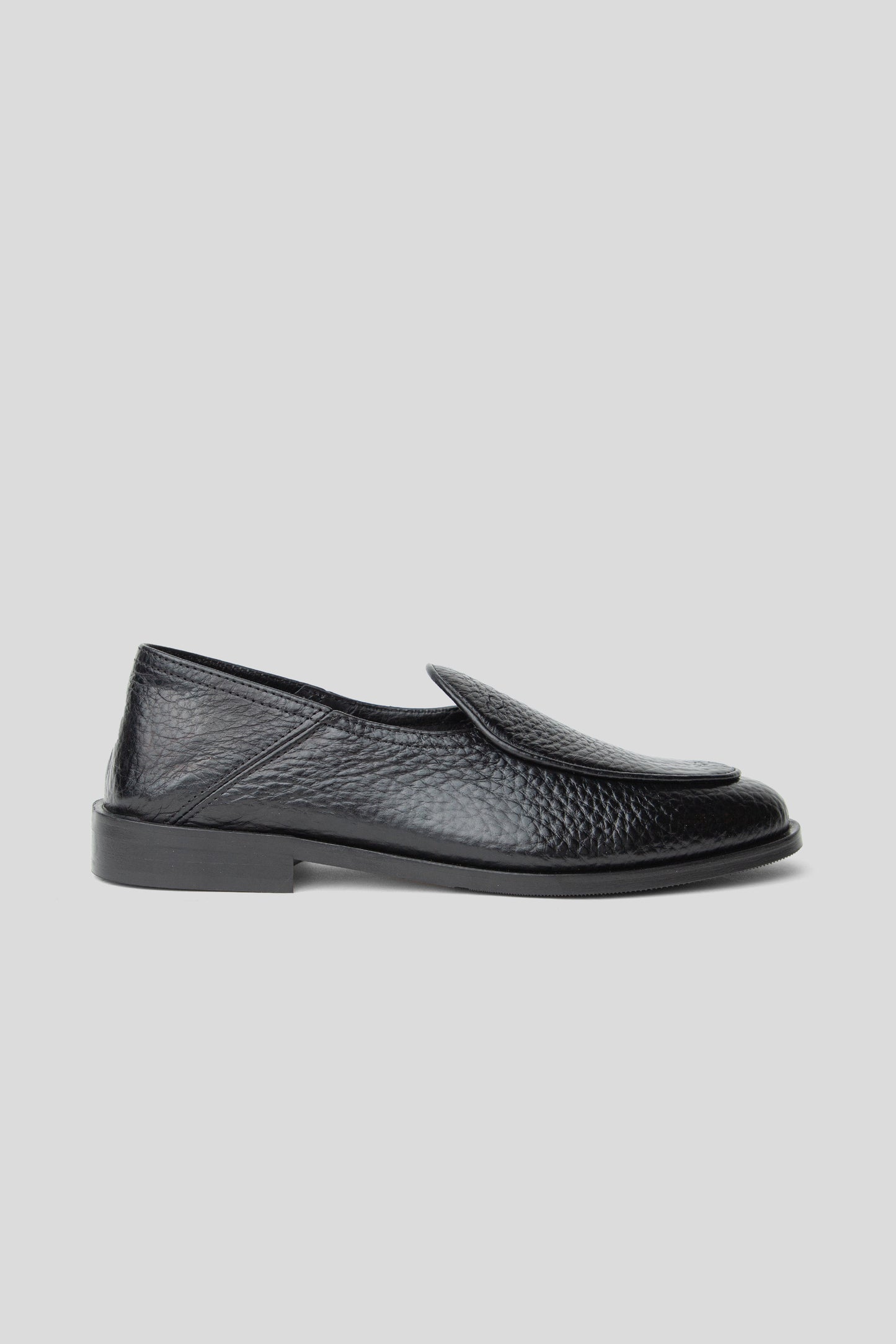 Jacques Soloviere SS26 Chris Black Jumbo Grained Calf Leather 1