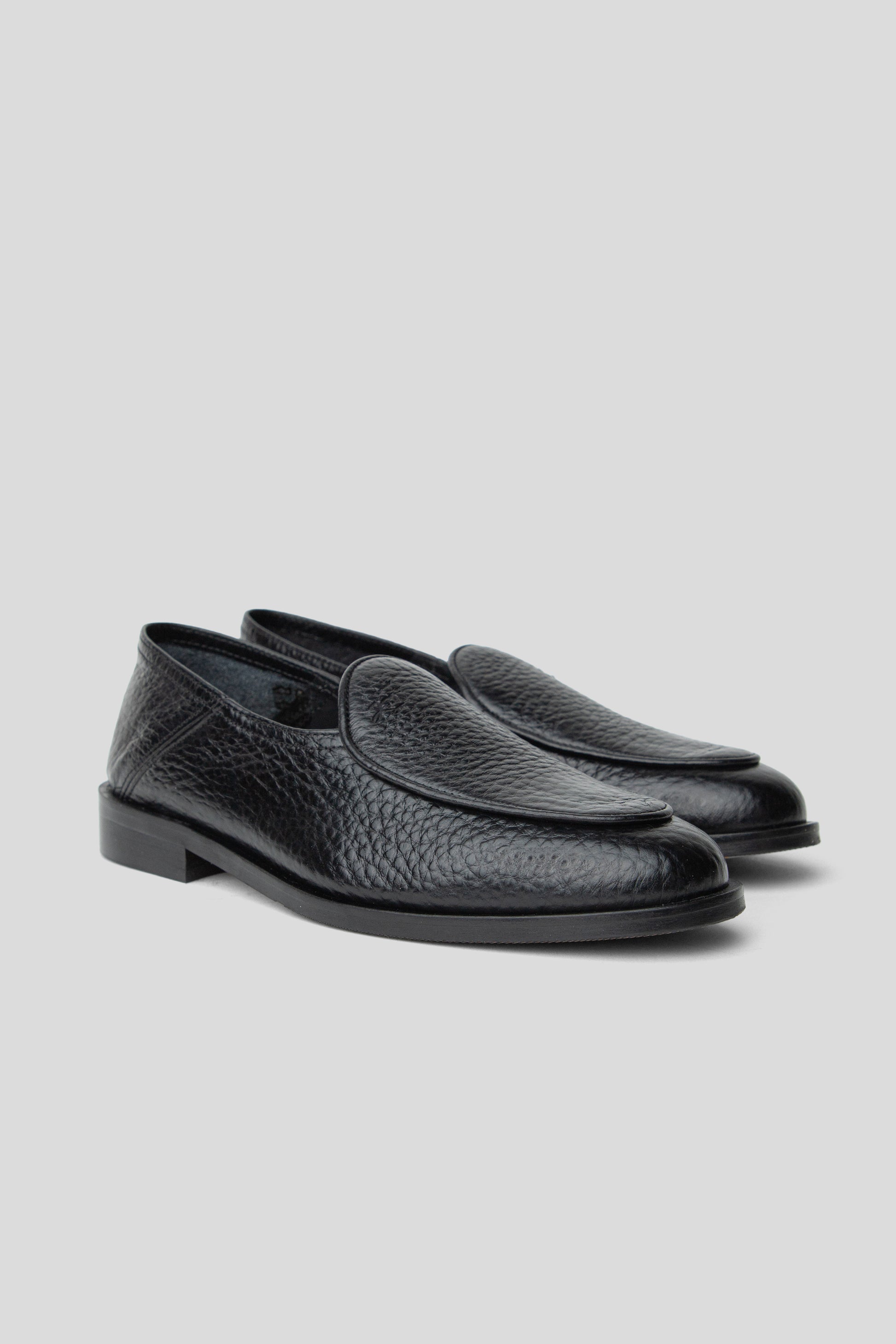Jacques Soloviere SS26 Chris Black Jumbo Grained Calf Leather 2