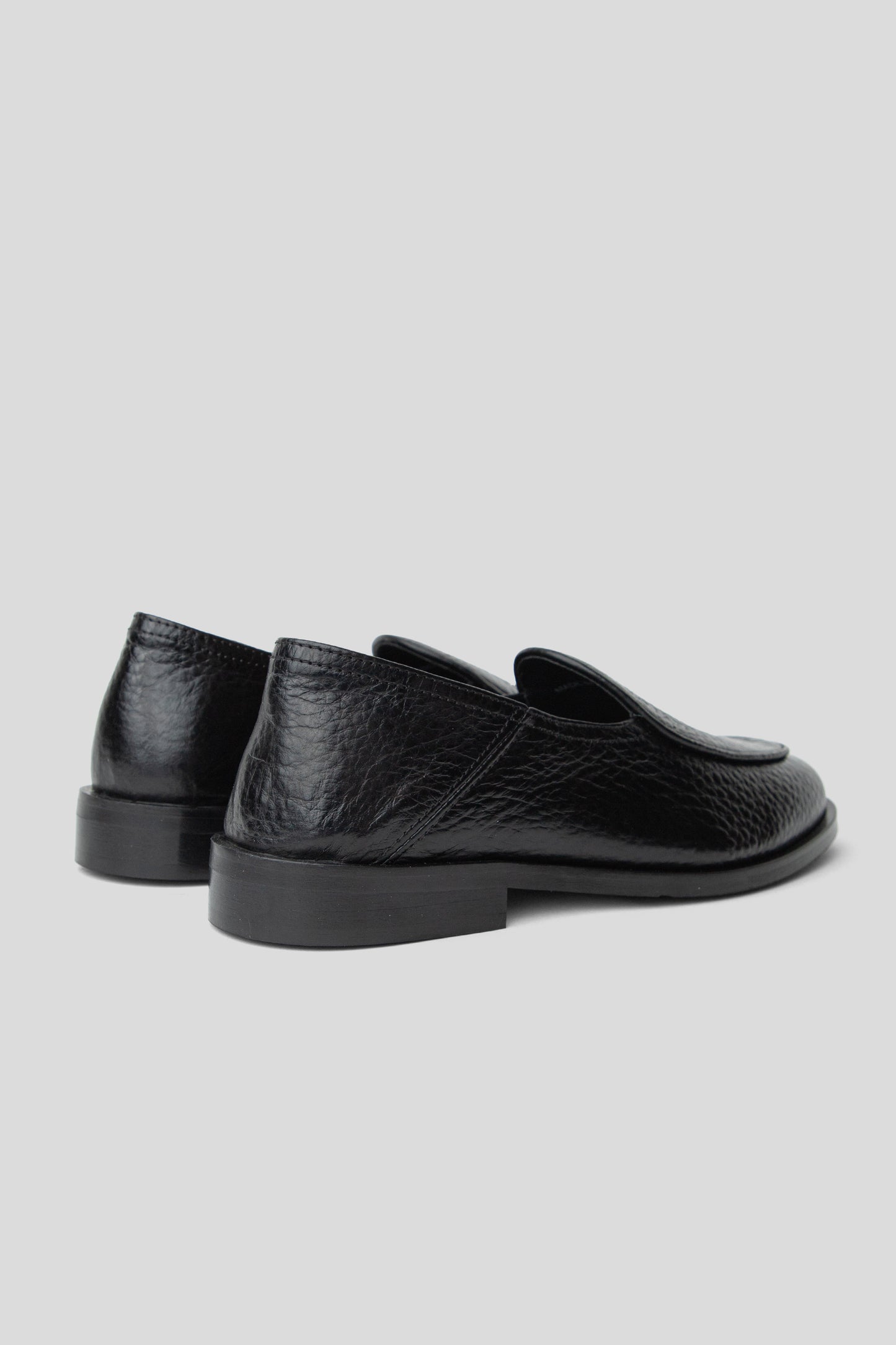 Jacques Soloviere SS26 Chris Black Jumbo Grained Calf Leather 3