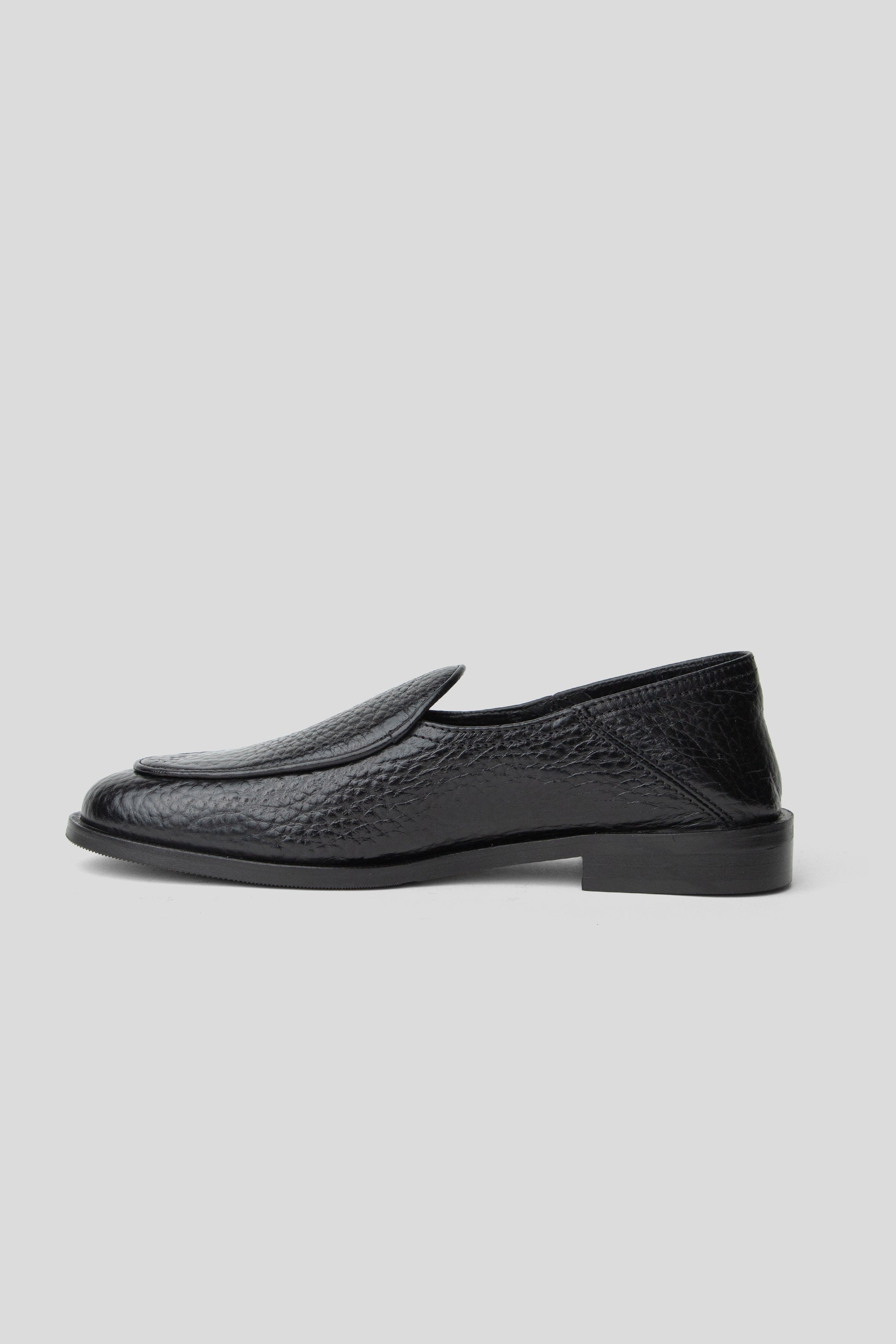 Jacques Soloviere SS26 Chris Black Jumbo Grained Calf Leather 5