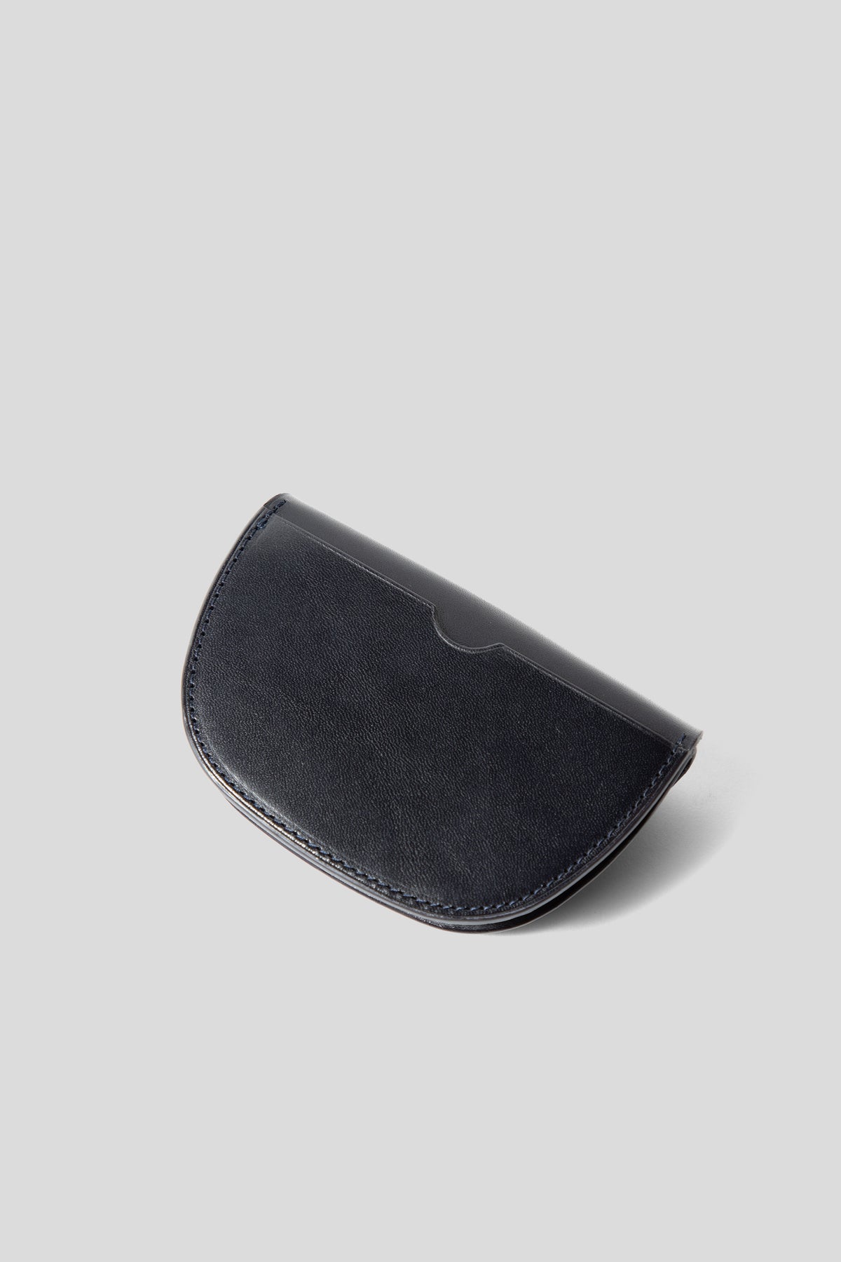 Kaptain Sunshine Small Round Wallet in Navy