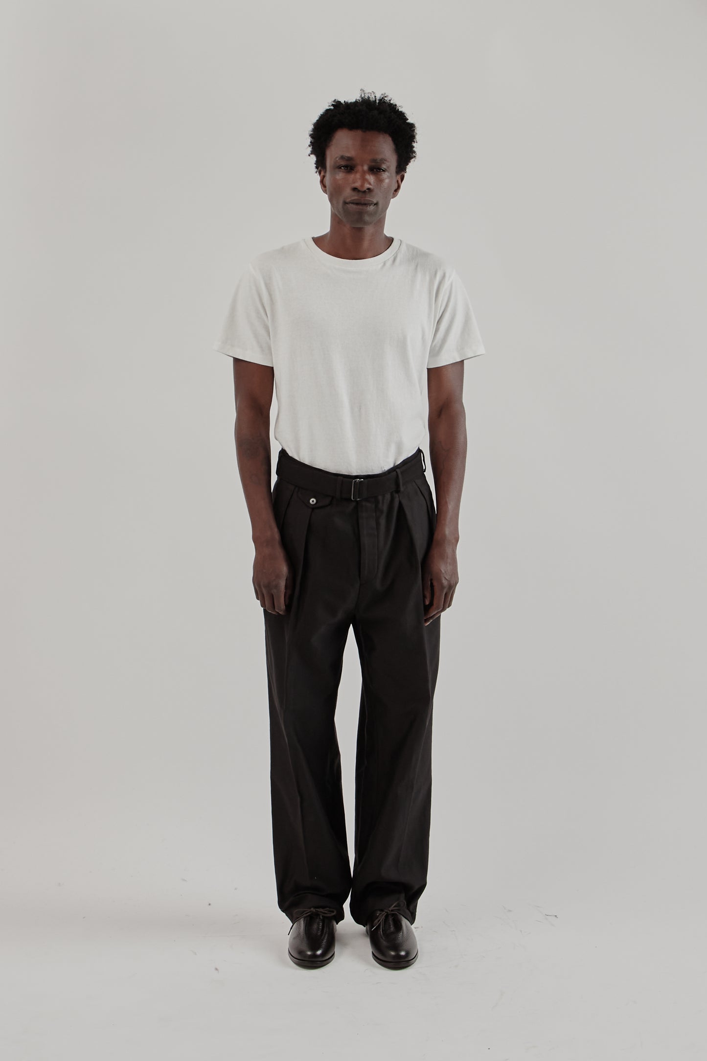 Belted Riviera Pants - Black