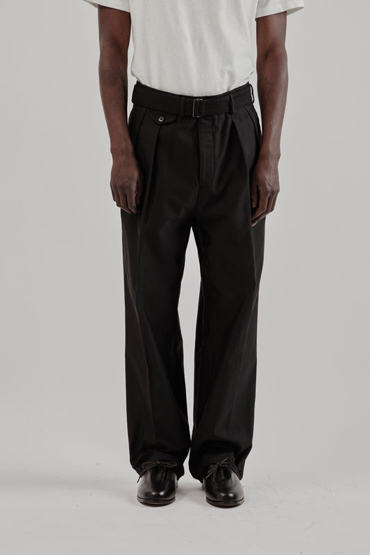 Belted Riviera Pants - Black