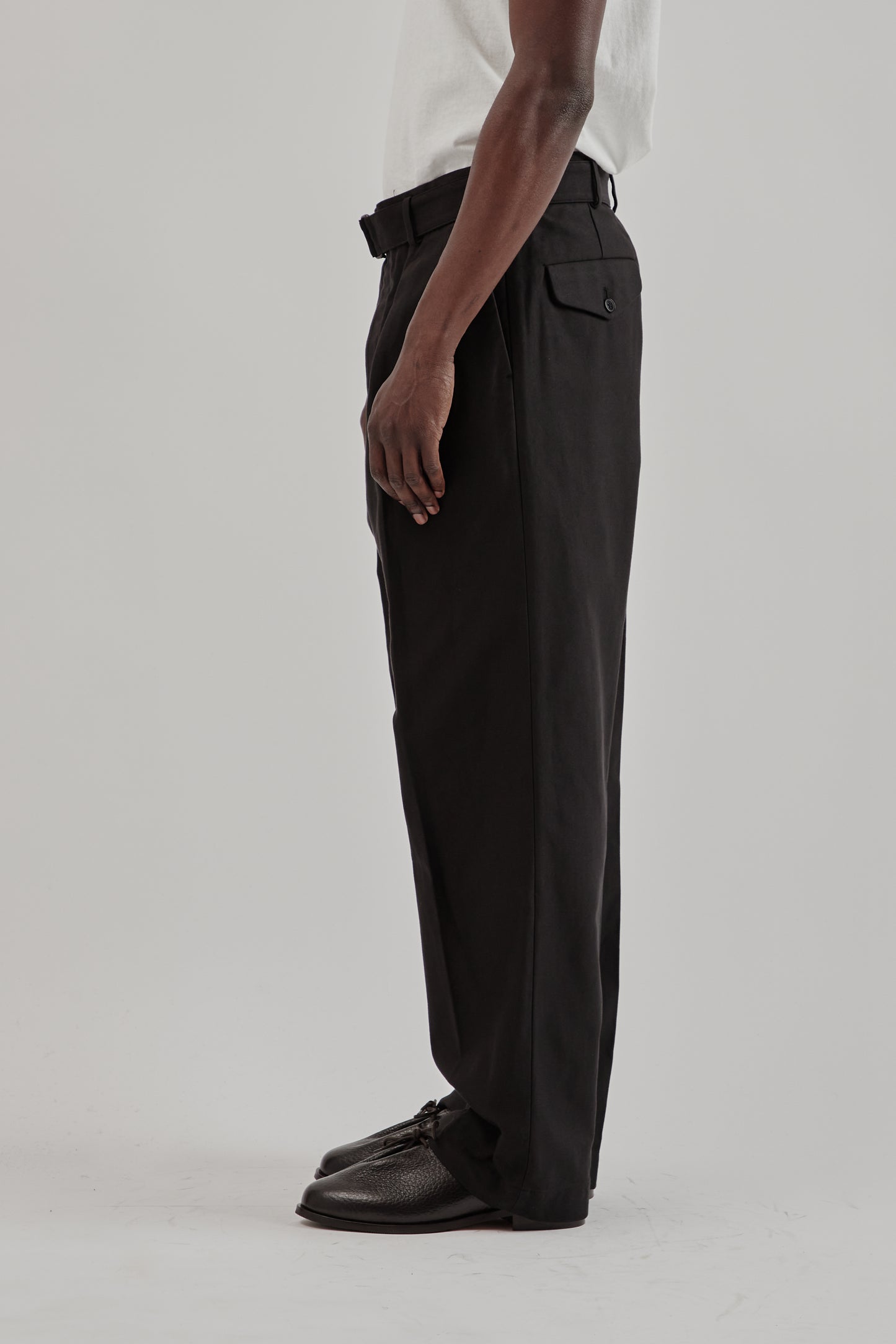 Belted Riviera Pants - Black