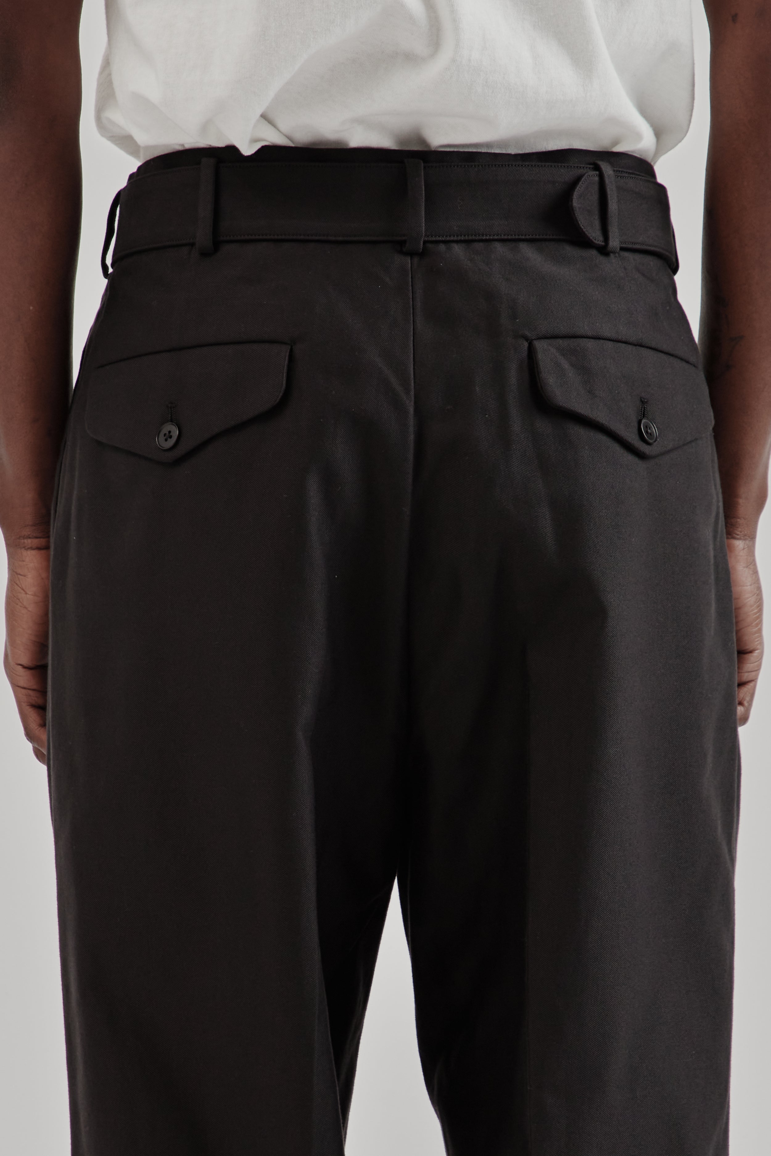 Kaptain Sunshine Belted Riviera Pants - Black | Wallace Mercantile
