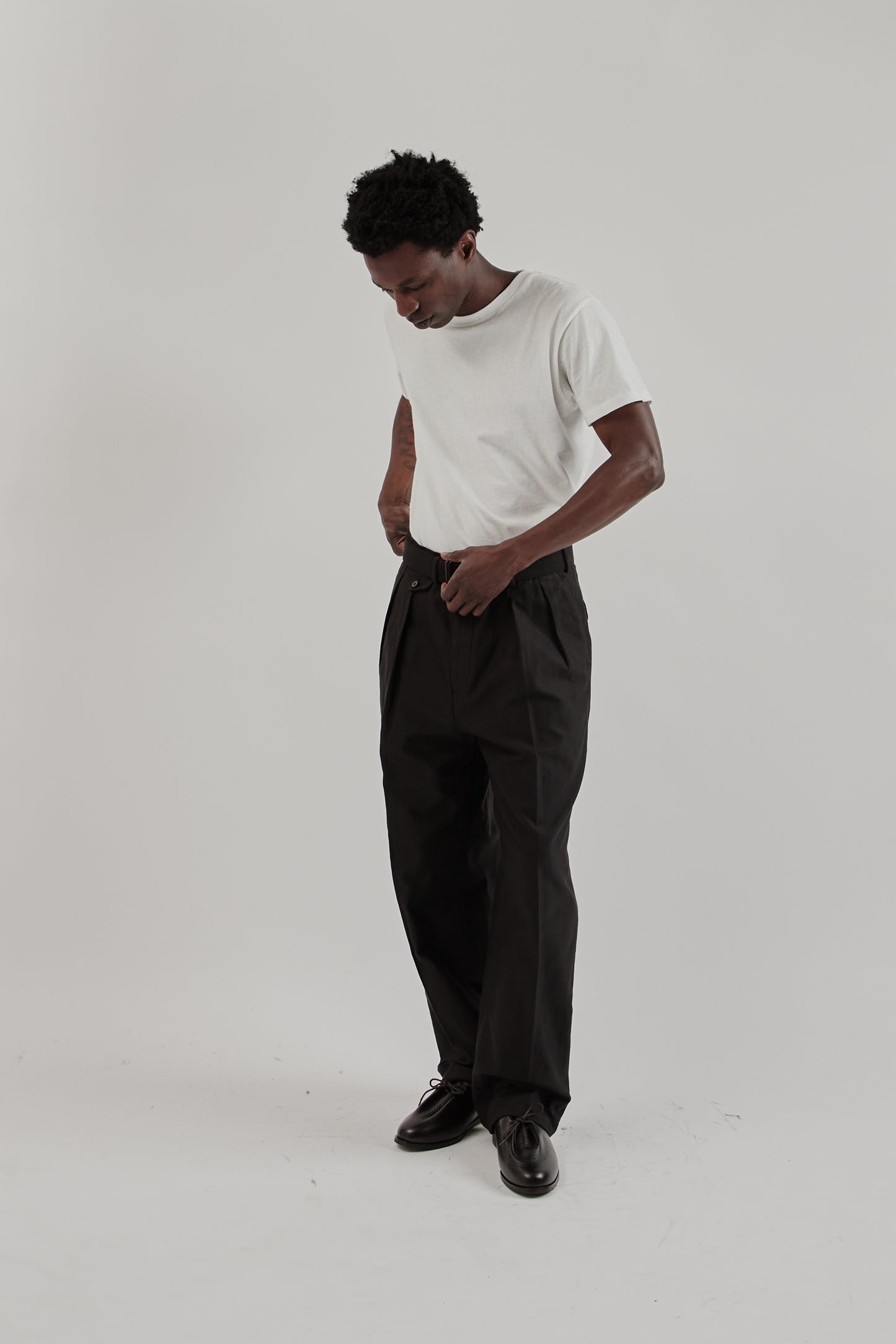 Belted Riviera Pants - Black