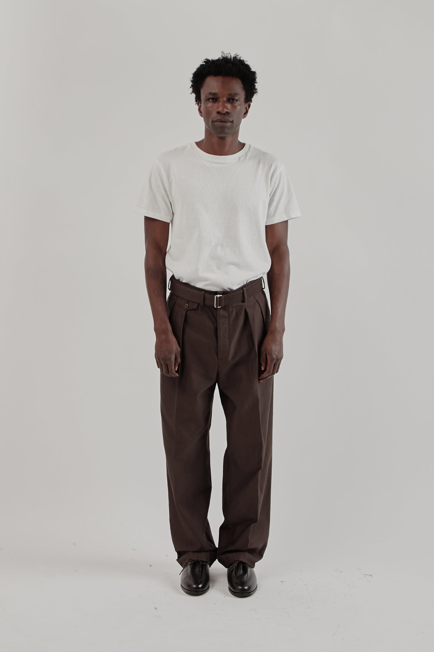 Belted Riviera Pants - Brown