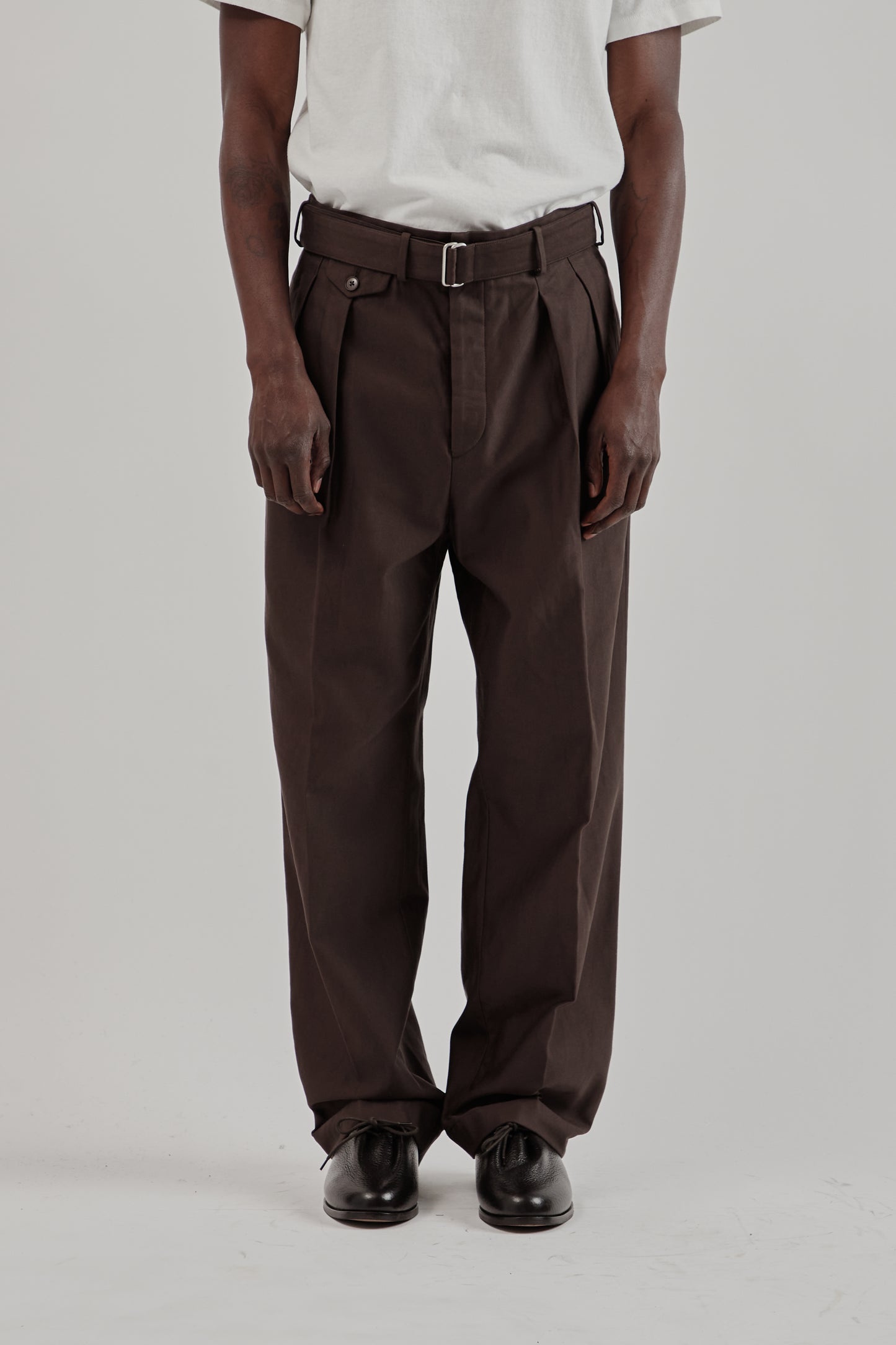 Belted Riviera Pants - Brown