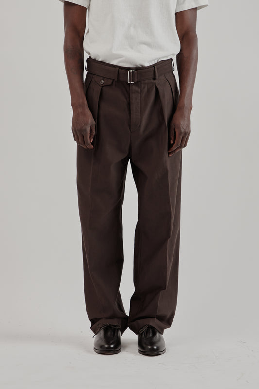 Belted Riviera Pants - Brown