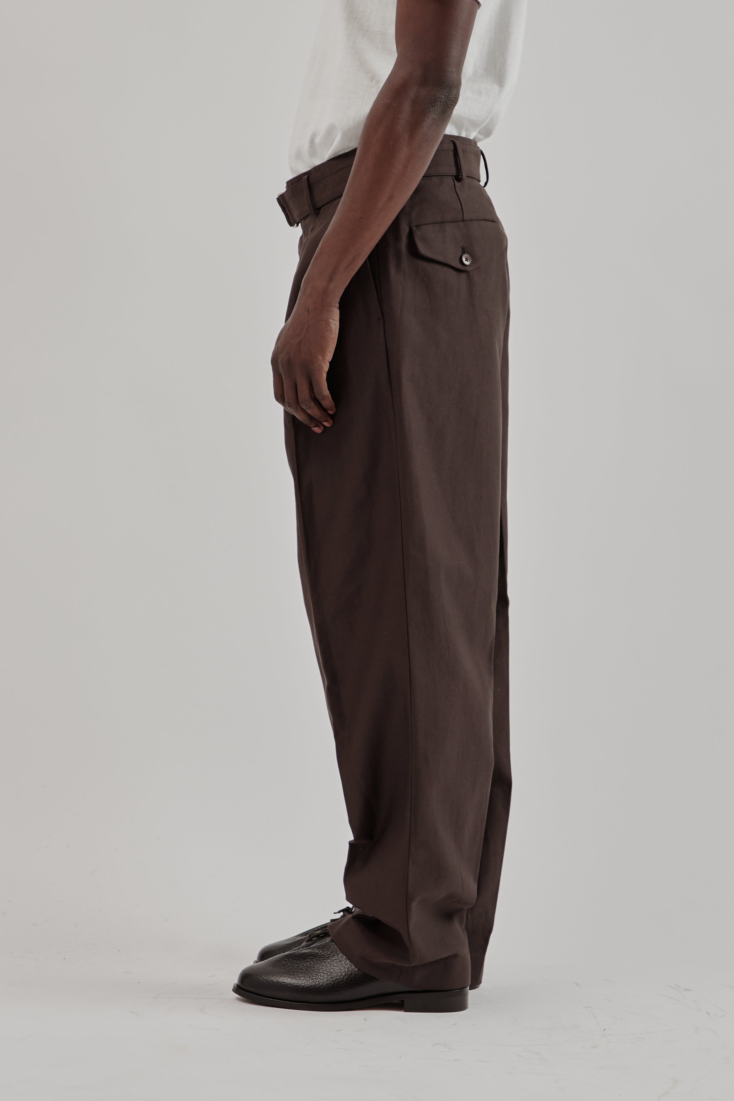 Kaptain Sunshine Belted Riviera Pants - Brown | Wallace Mercantile