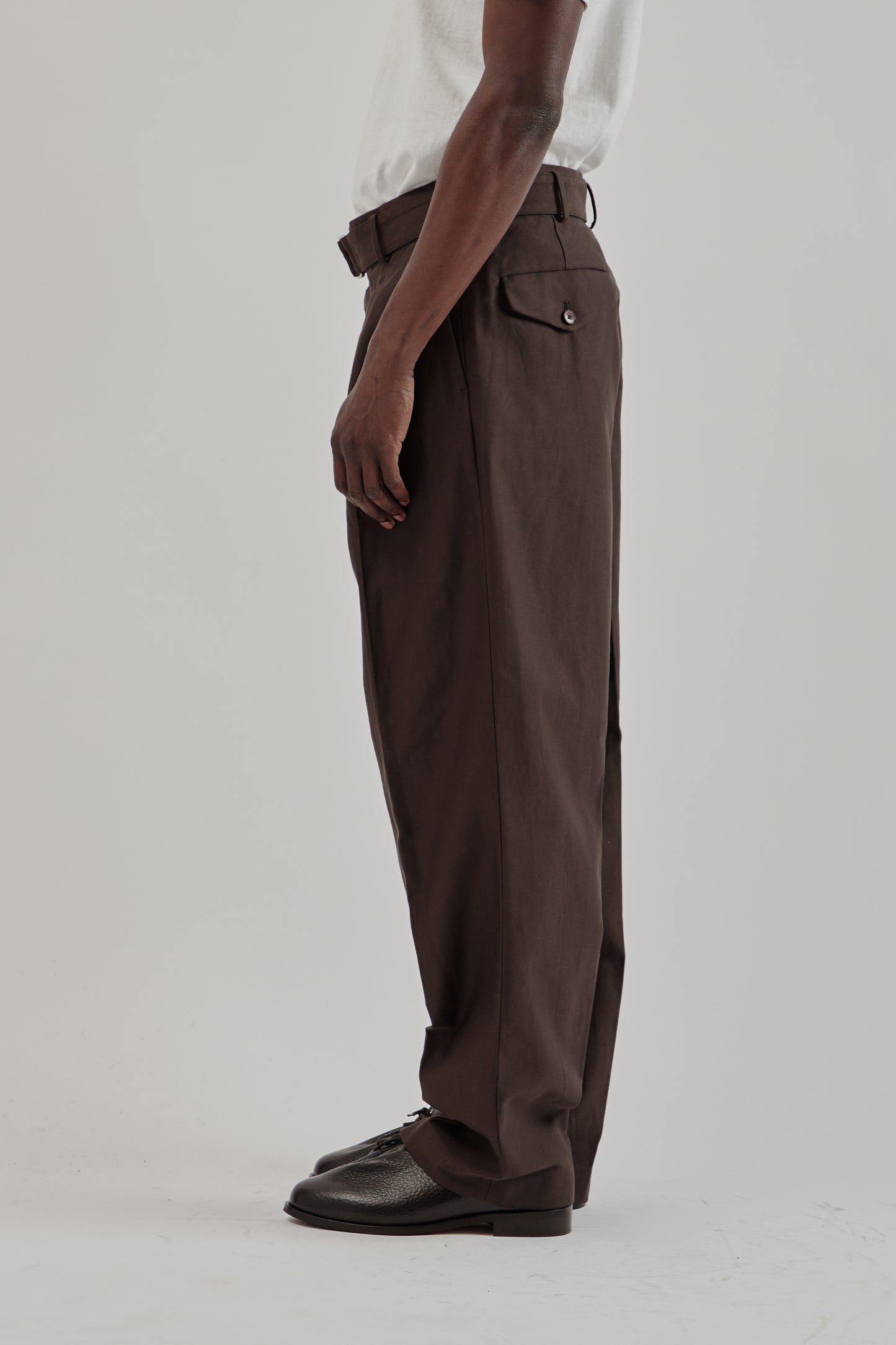 Belted Riviera Pants - Brown
