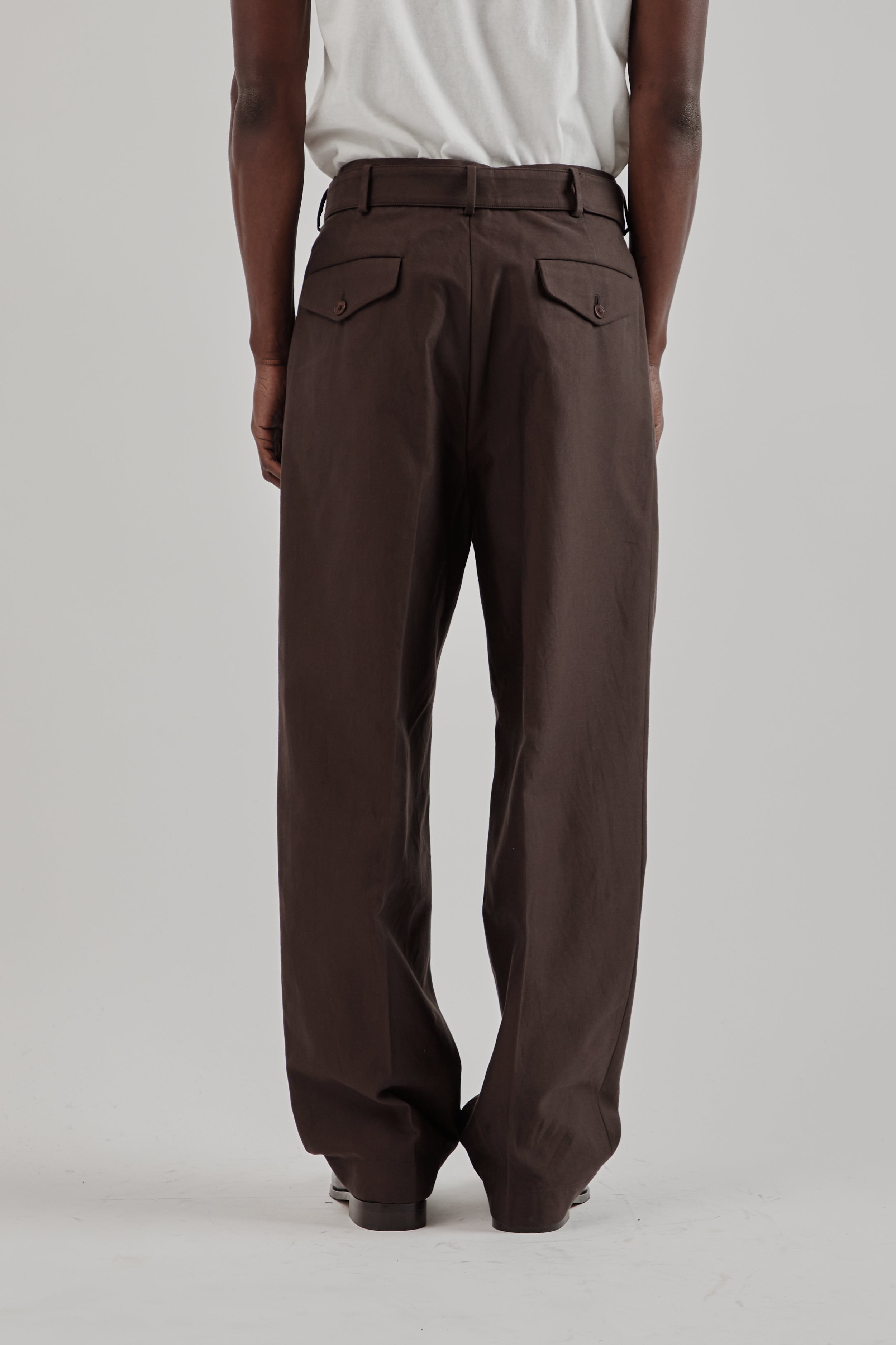 Kaptain Sunshine Belted Riviera Pants - Brown | Wallace