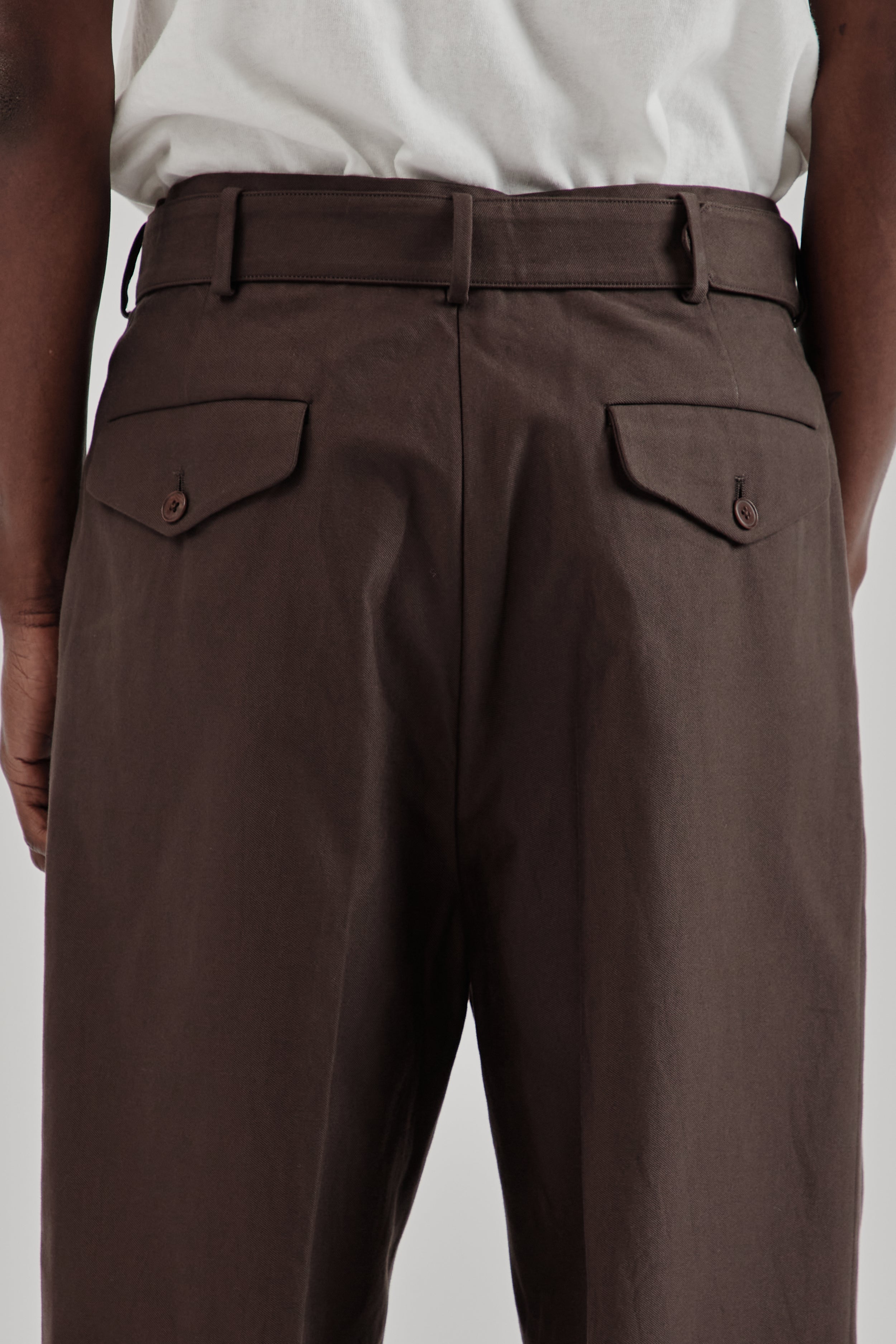 Kaptain Sunshine Belted Riviera Pants - Brown | Wallace Mercantile