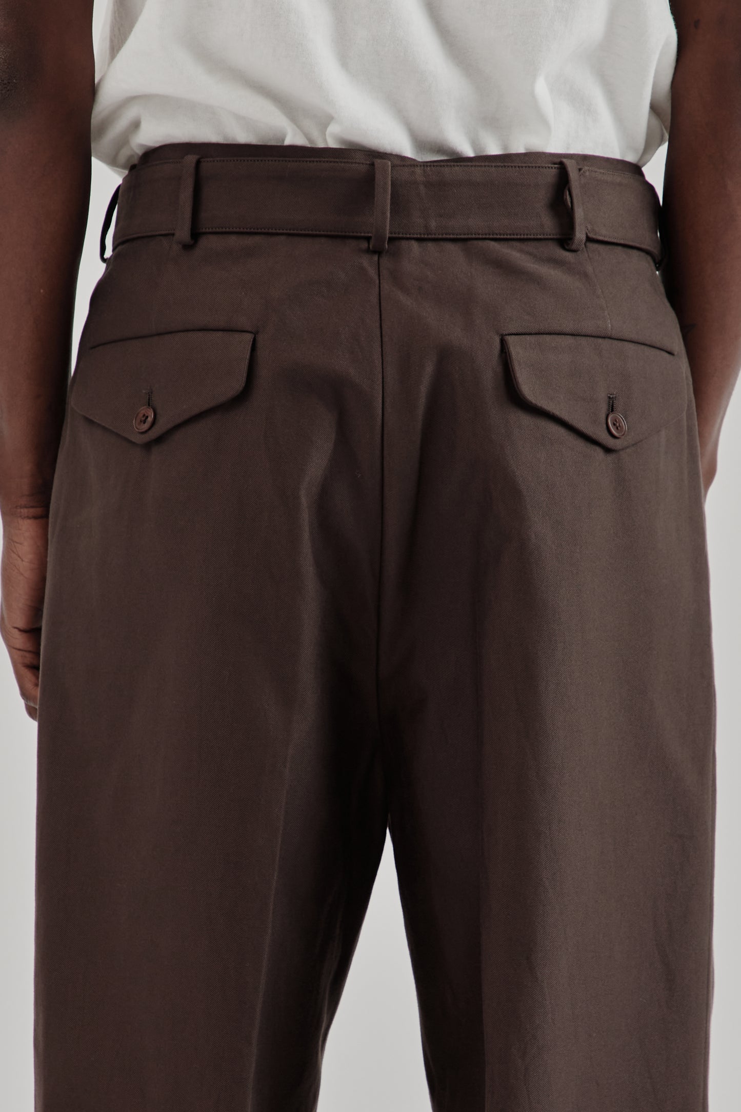 Belted Riviera Pants - Brown