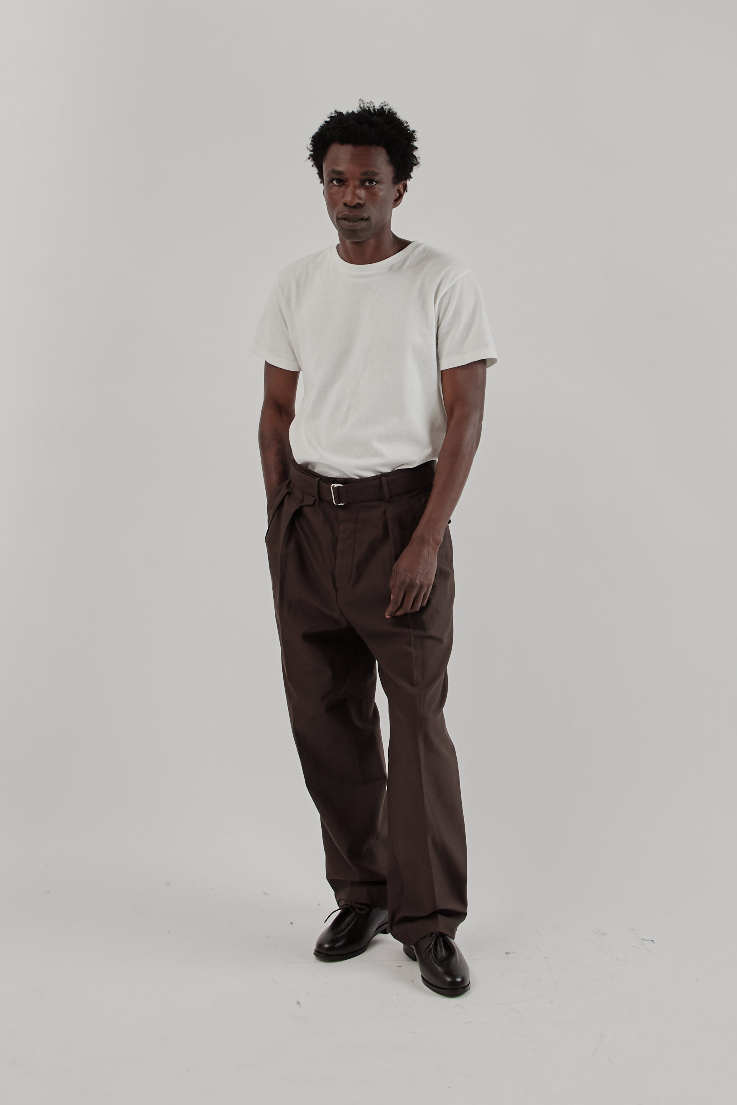 Kaptain Sunshine Belted Riviera Pants - Brown | Wallace Mercantile