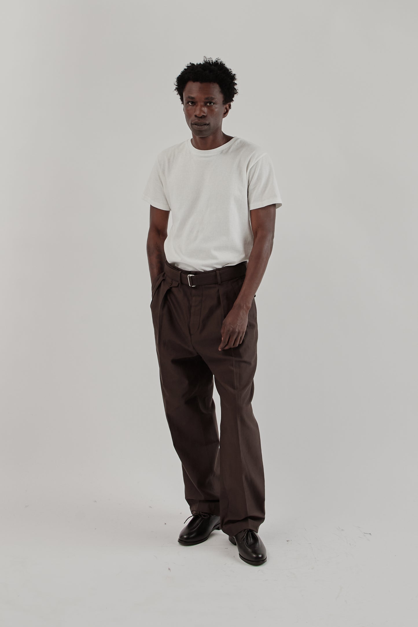 Belted Riviera Pants - Brown
