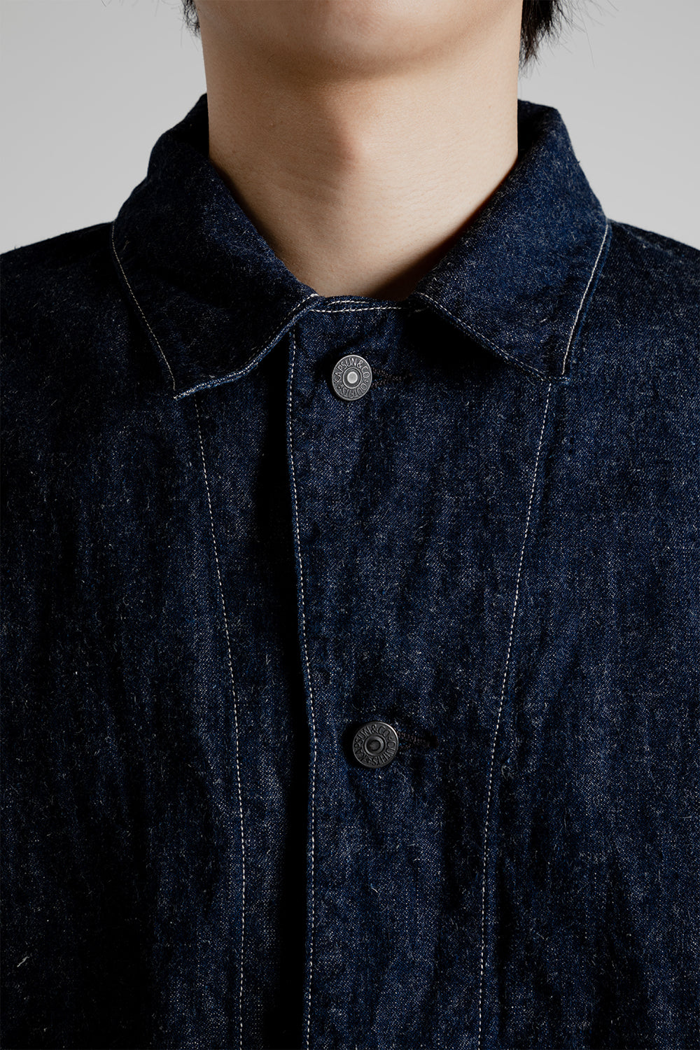 Kaptain Sunshine Forester Jacket Cotton/Linen Indigo | Cultizm
