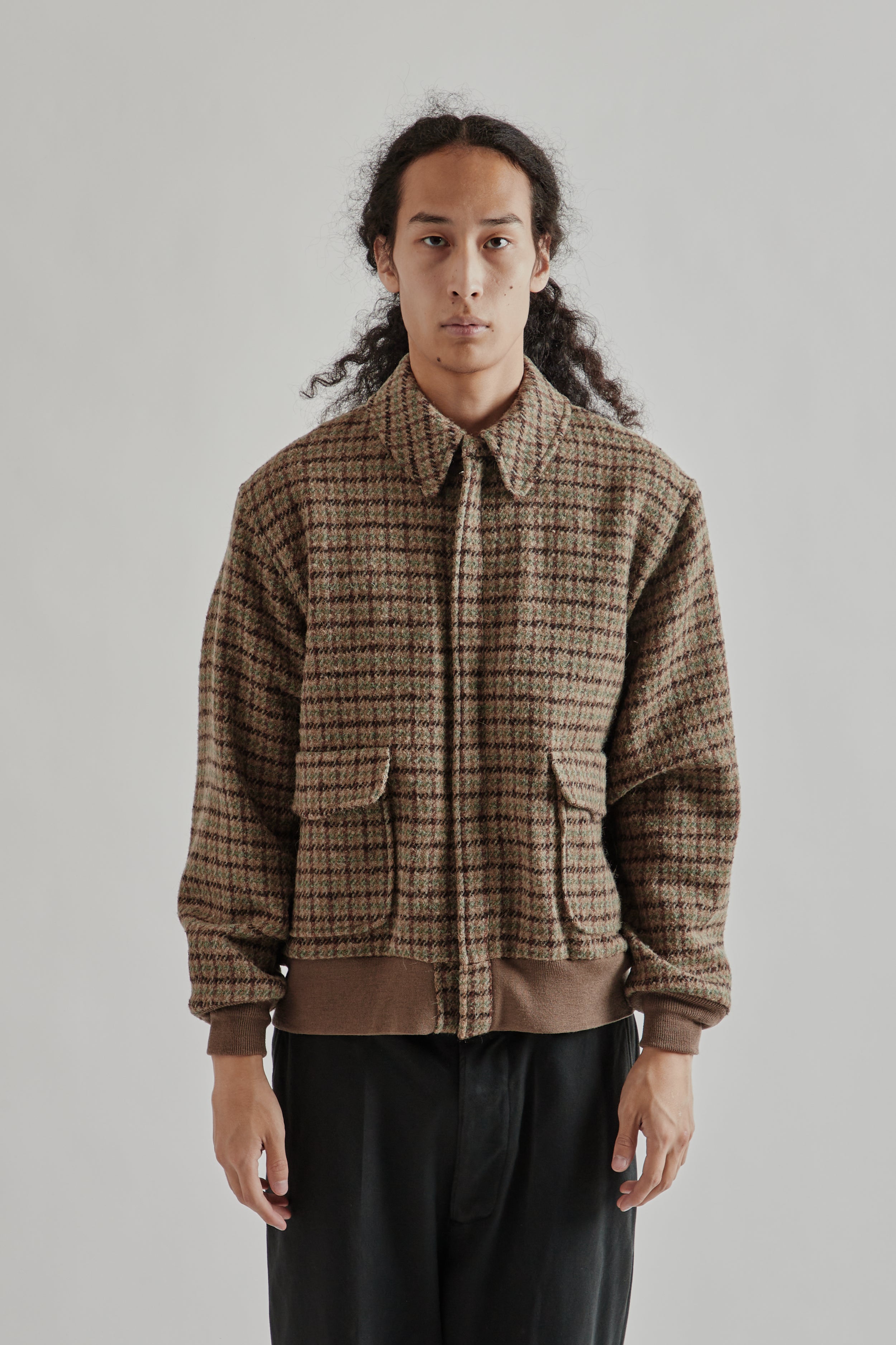 【新品】Kaptain Sunshine/Cotton Manhattan/34 KAPTAIN SUNSHINE - Cotton Manhattan Trousers ( NAVY / ECRU