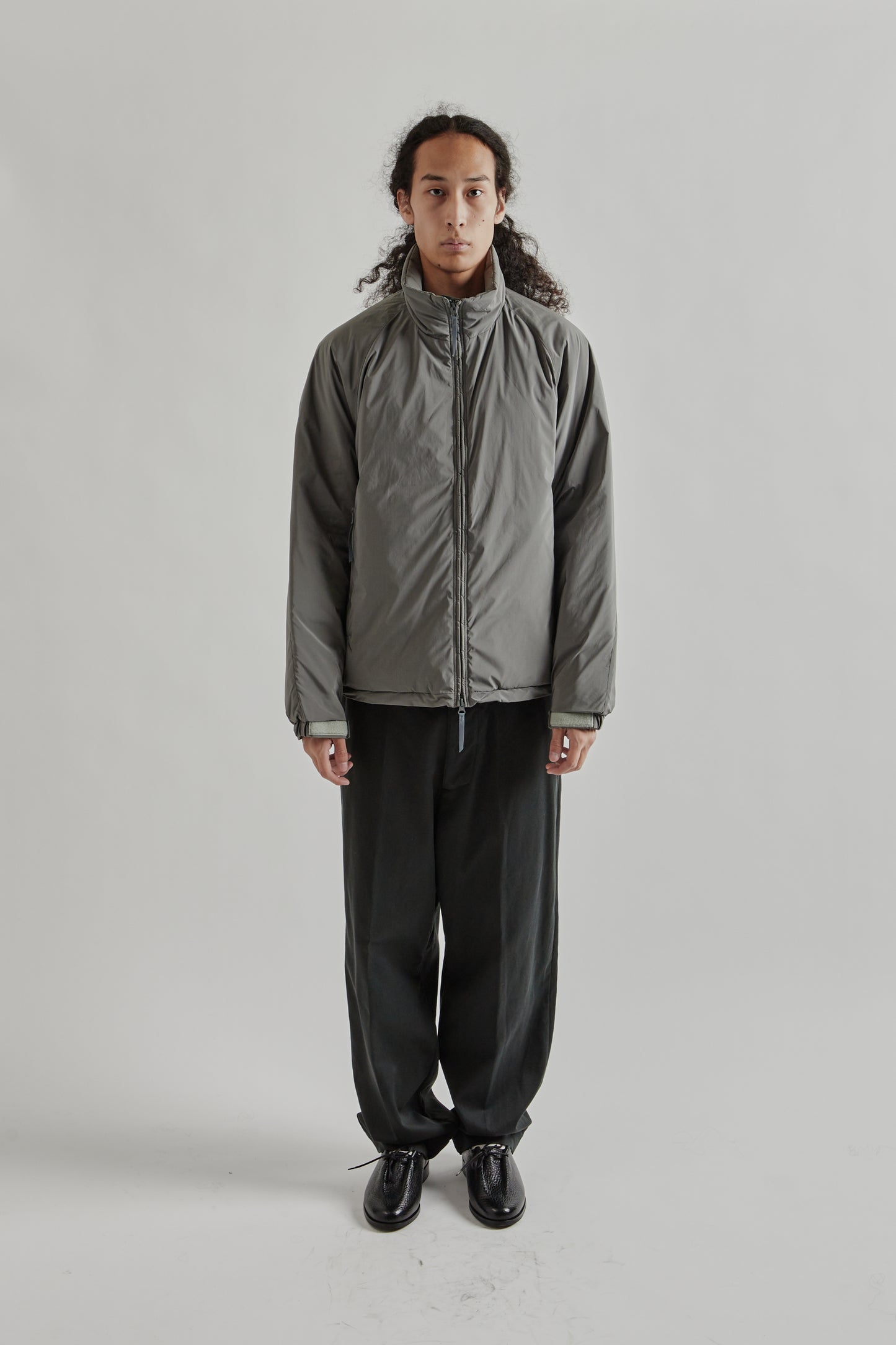 Kaptain Sunshine FW25 Poly Nylon Puffer Jacket Grey