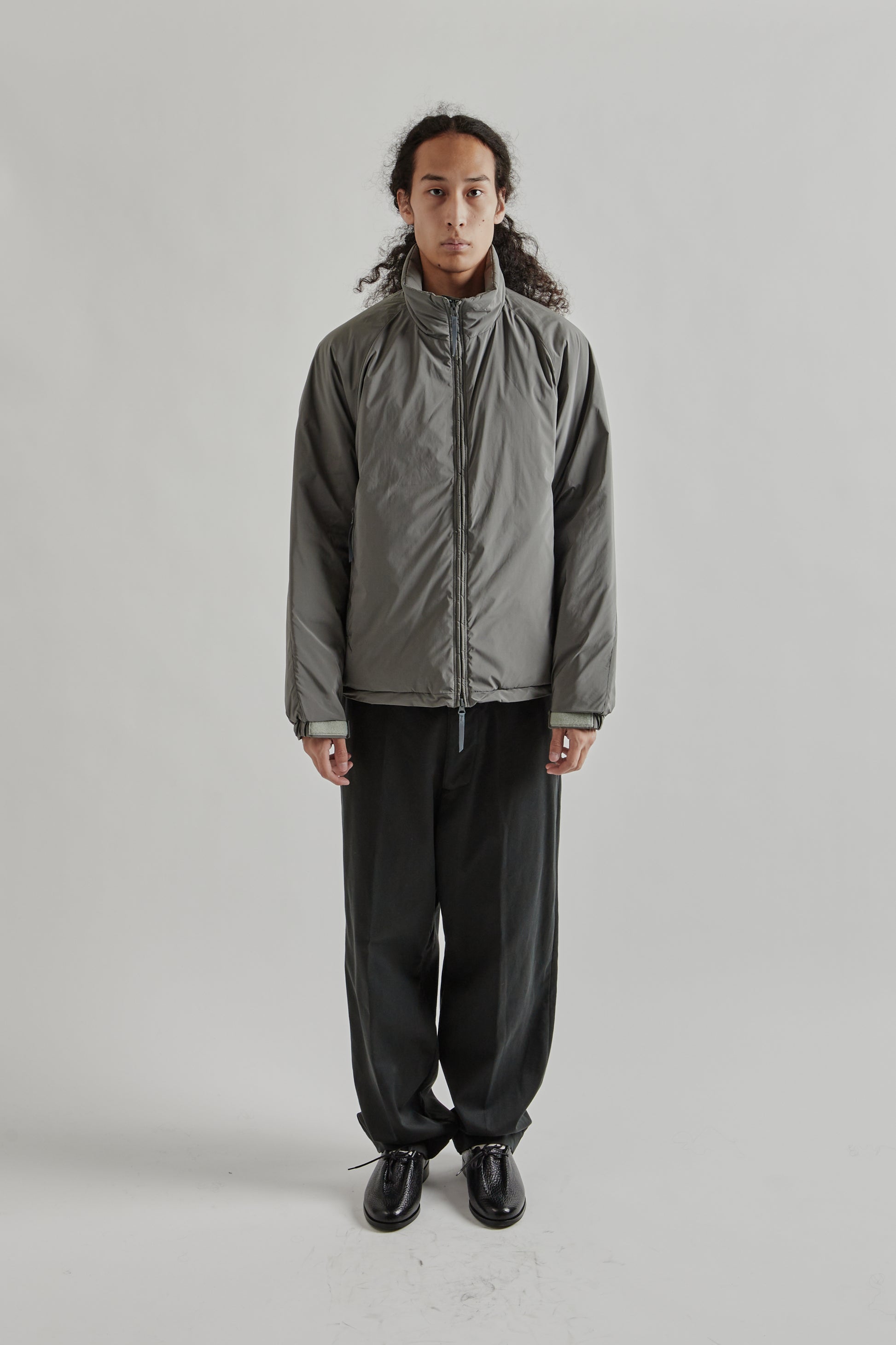 Kaptain Sunshine FW25 Poly Nylon Puffer Jacket Grey