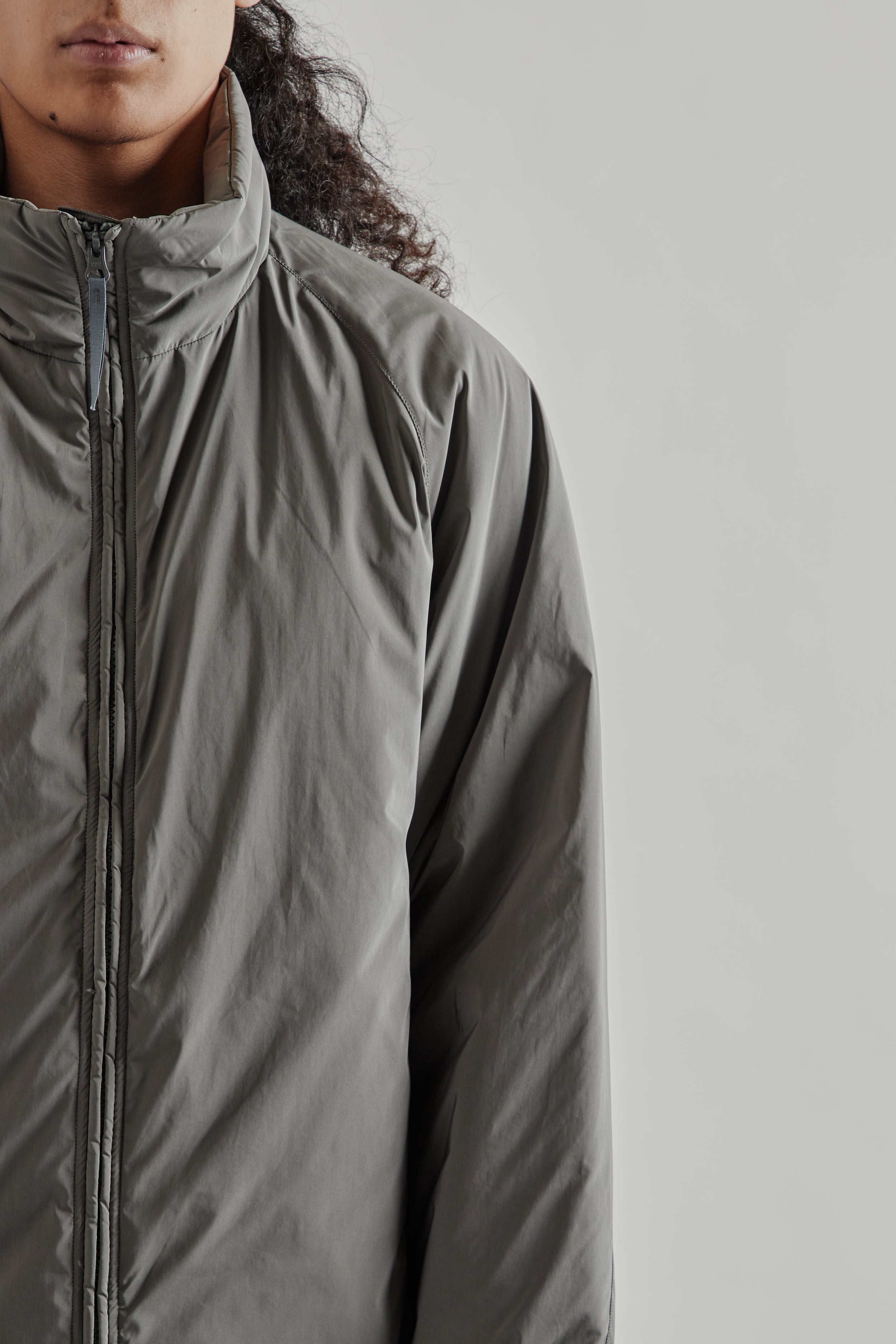Kaptain Sunshine Poly Nylon Puffer Jacket - Grey | Wallace