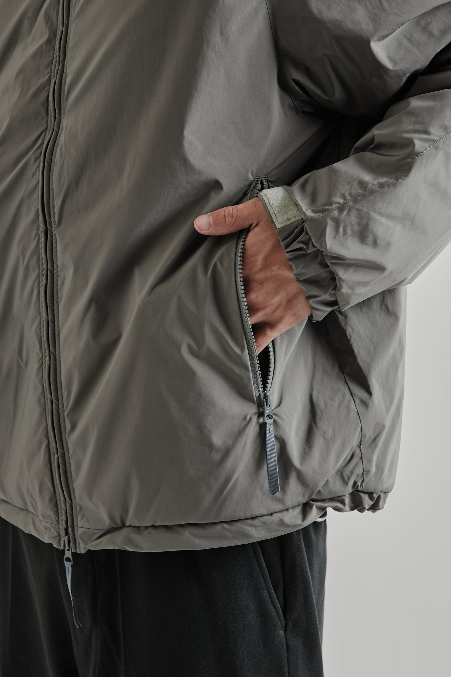 Kaptain Sunshine FW25 Poly Nylon Puffer Jacket Grey15