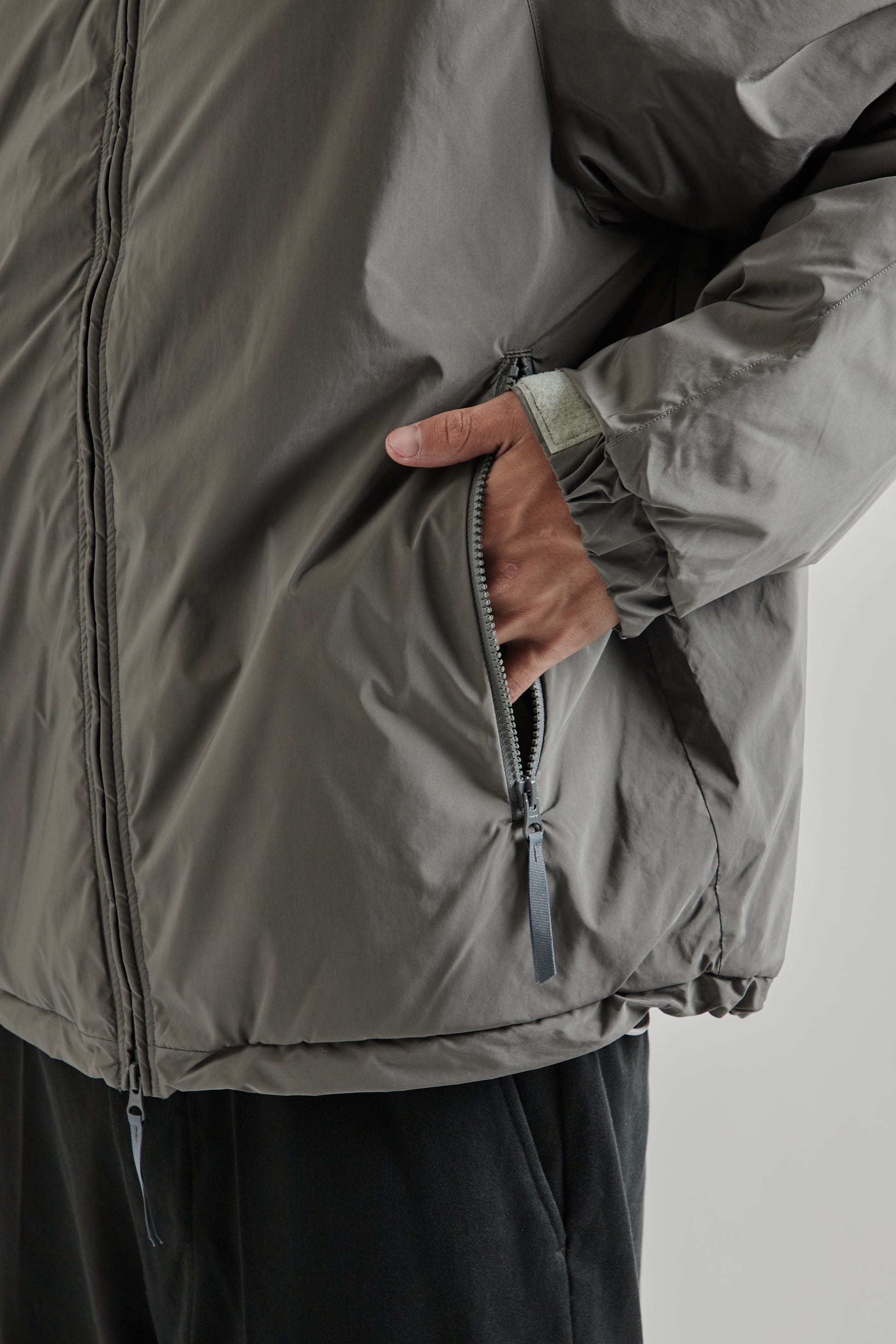 Kaptain Sunshine FW25 Poly Nylon Puffer Jacket Grey15