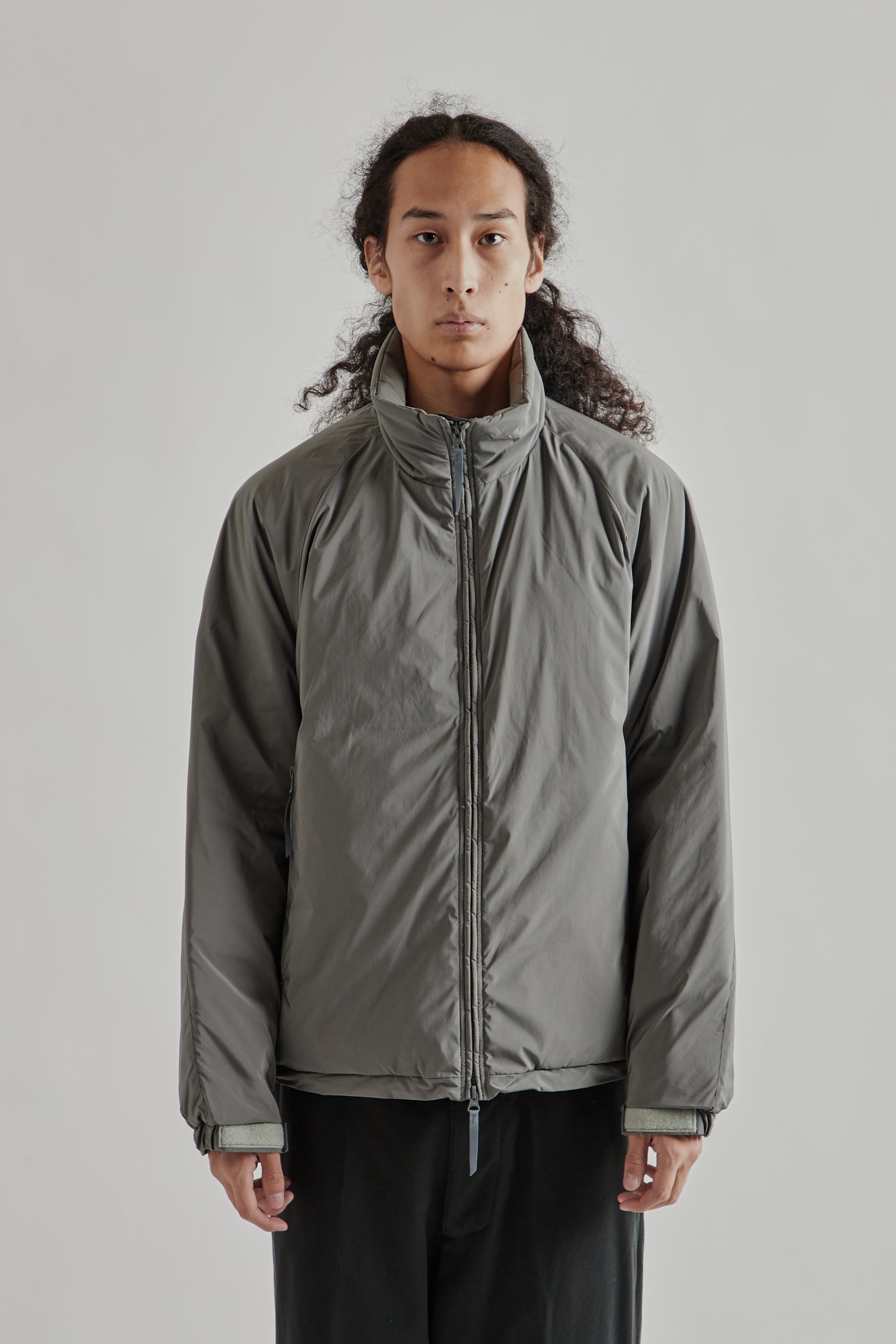Kaptain Sunshine FW25 Poly Nylon Puffer Jacket Grey2