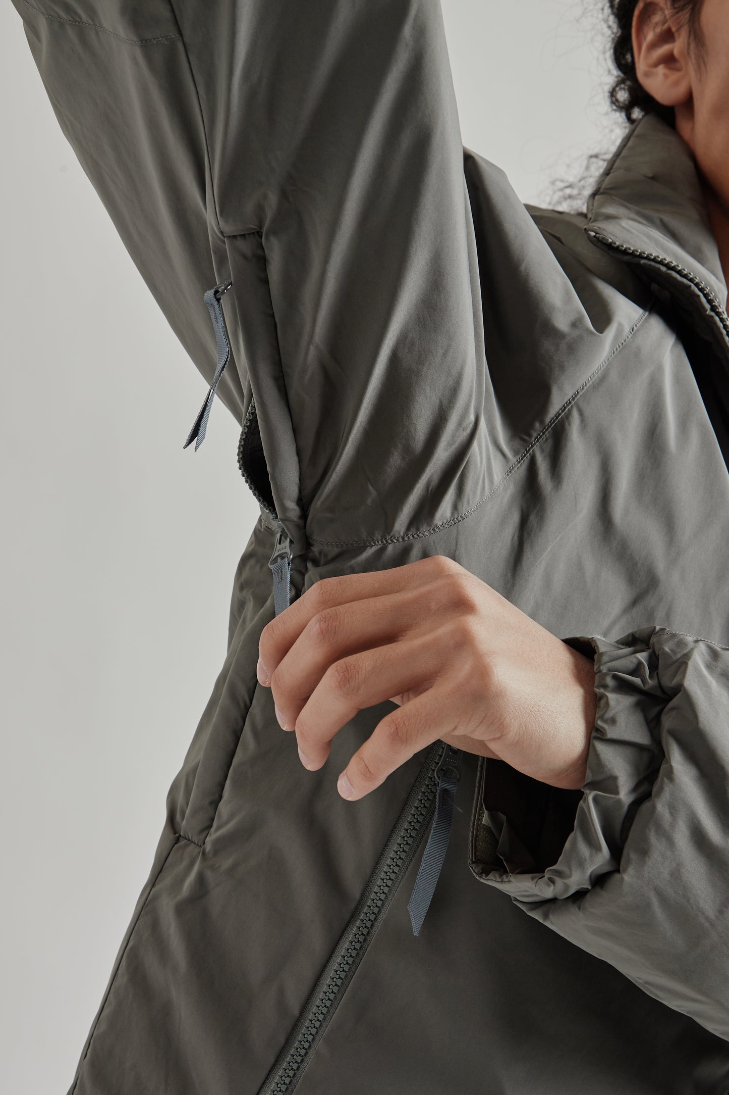 Kaptain Sunshine FW25 Poly Nylon Puffer Jacket Grey22