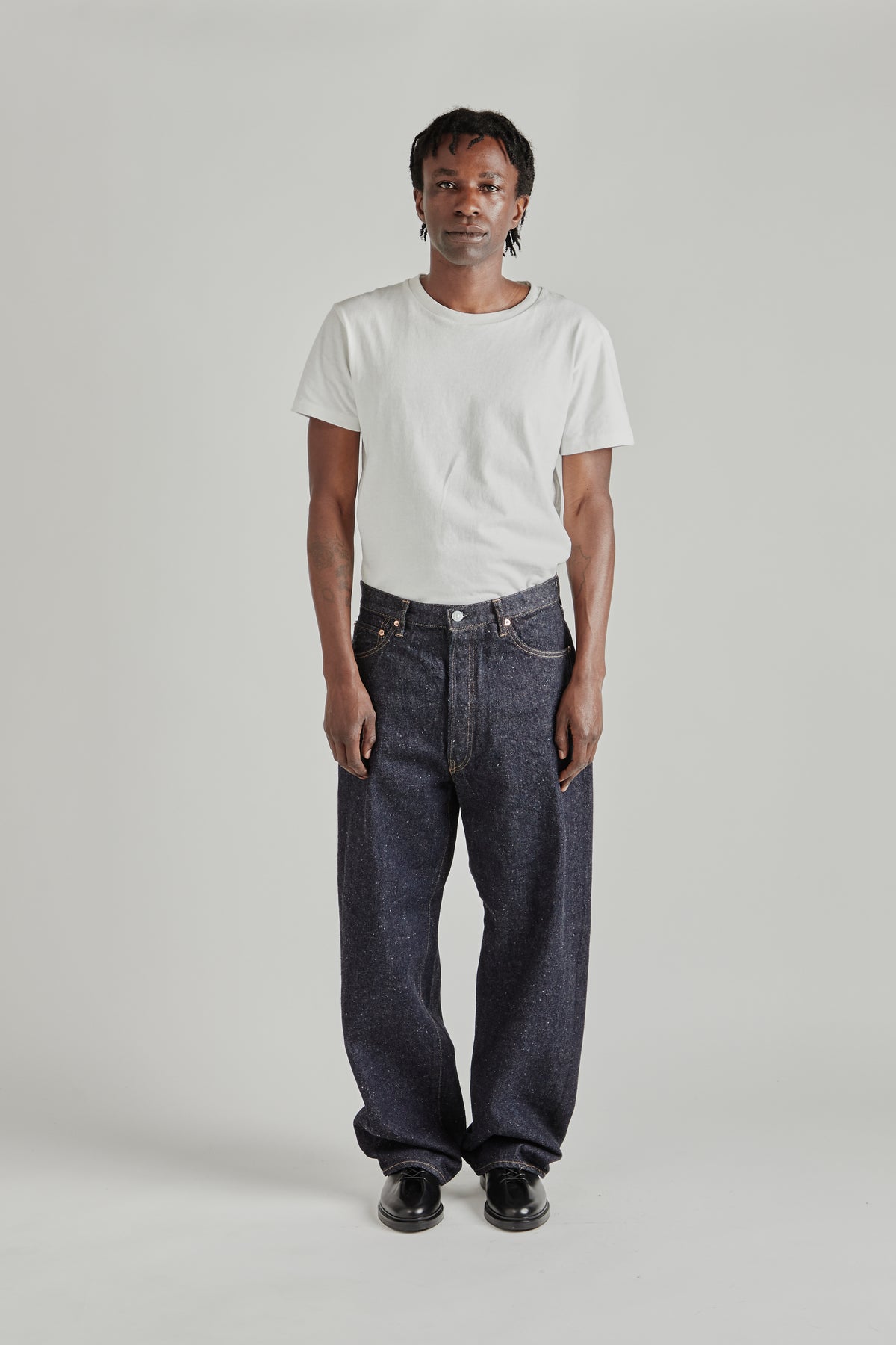5P Straight Denim Pants - Indigo One Wash