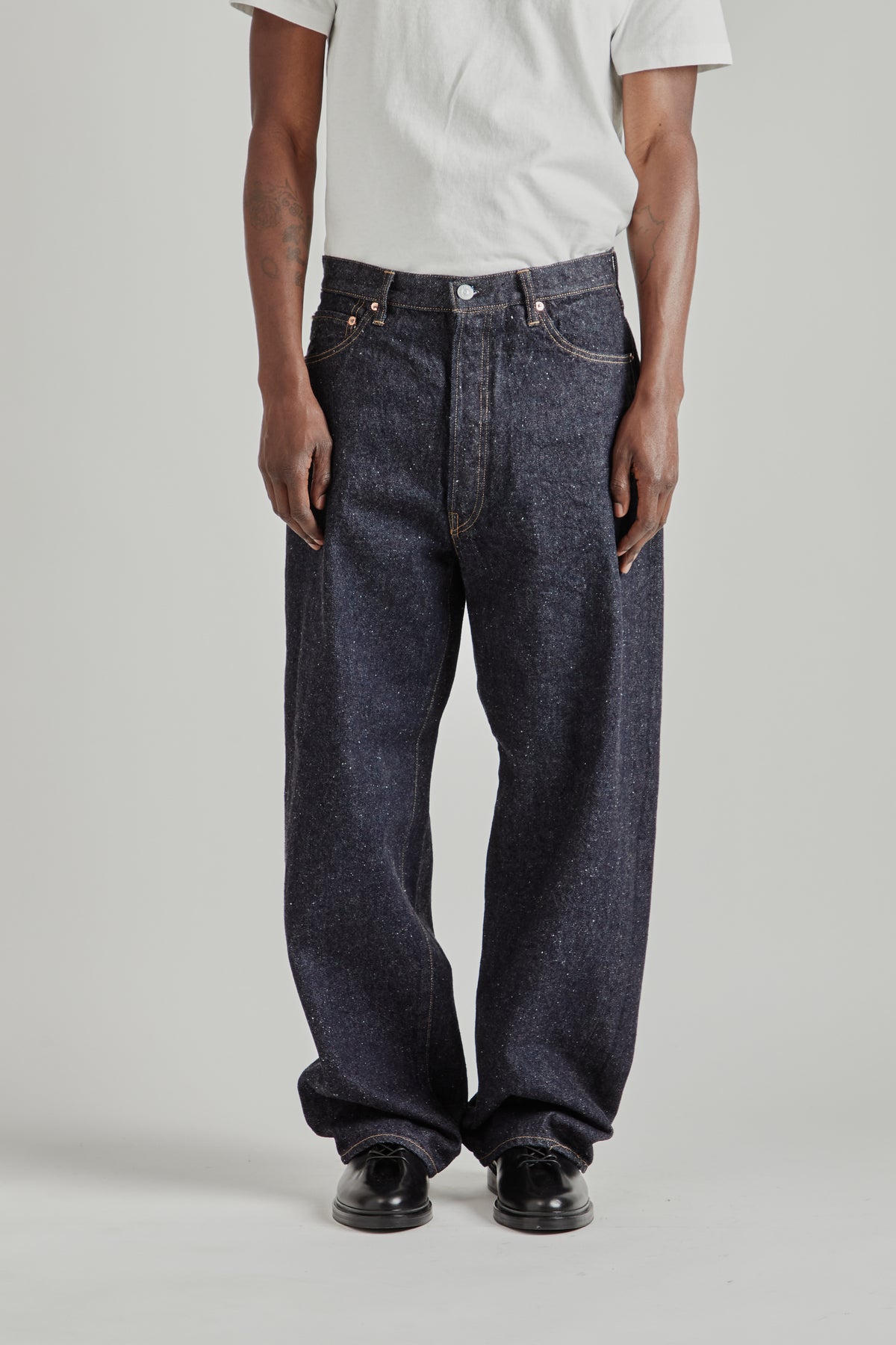 5P Straight Denim Pants - Indigo One Wash