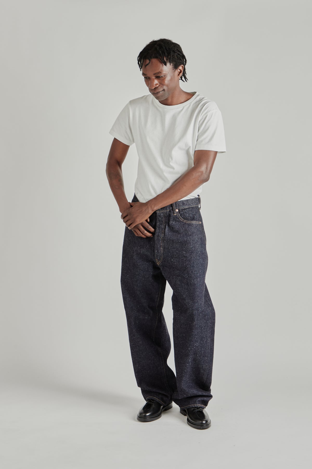 5P Straight Denim Pants - Indigo One Wash