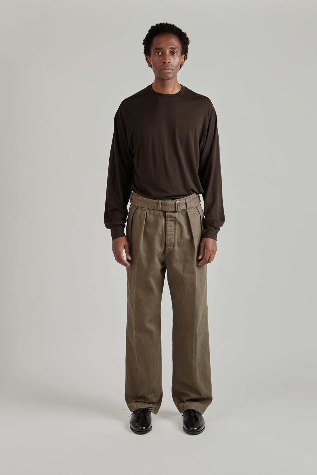 Dyed Denim Riviera Pants - Cub Brown