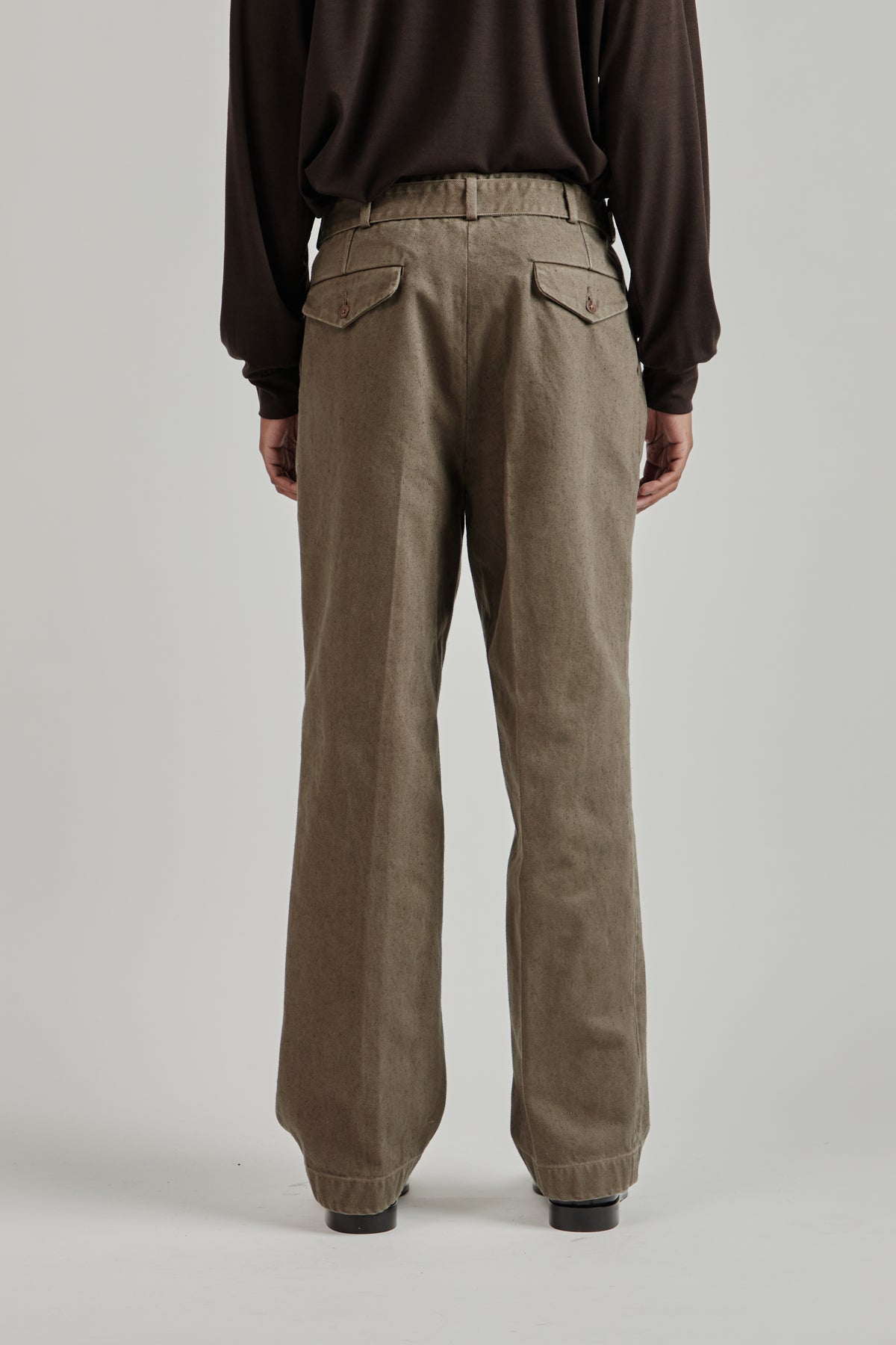 Dyed Denim Riviera Pants - Cub Brown