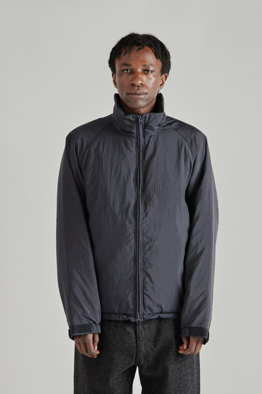 Shrink Nylon Puffer Jacket - Navy