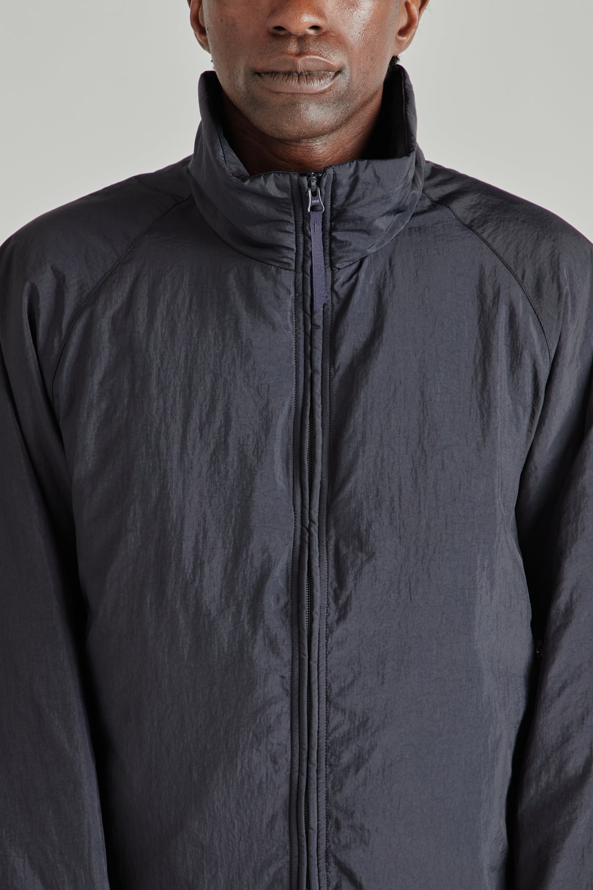 Shrink Nylon Puffer Jacket - Navy