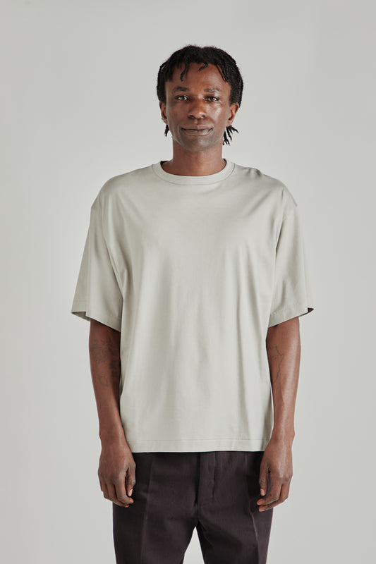 Kaptain Sunshine FW26  Suvin Tenjiku Tee Light Grey 0714
