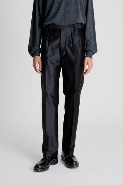 Kaptain Sunshine Gurkha Trousers in Black | Wallace