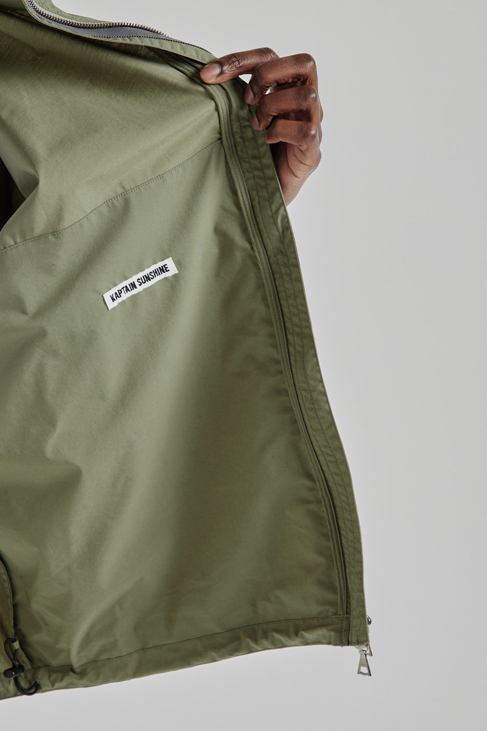 Kaptain Sunshine Bicyle Jacket - Dull Olive | Wallace