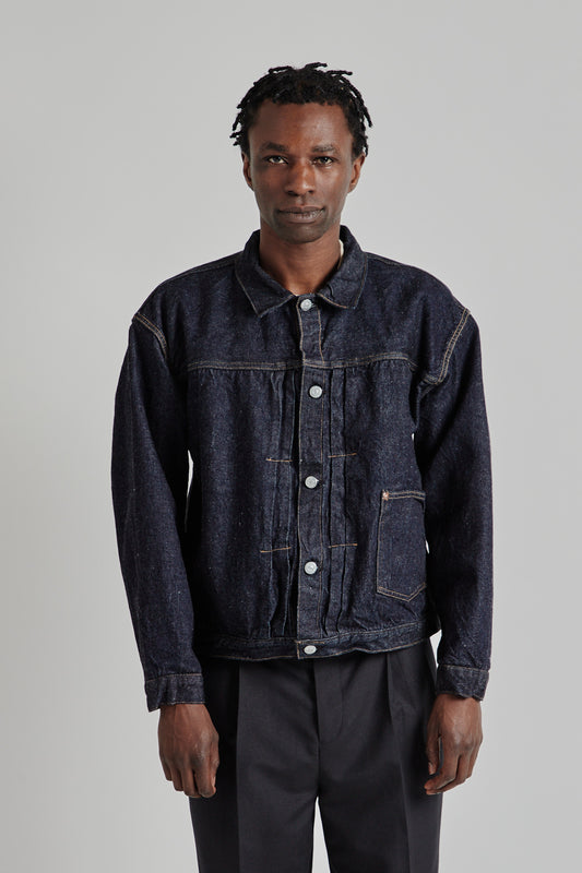 Kaptain Sunshine SS25 Denim Tracker 2P Jacket Indigo One 02