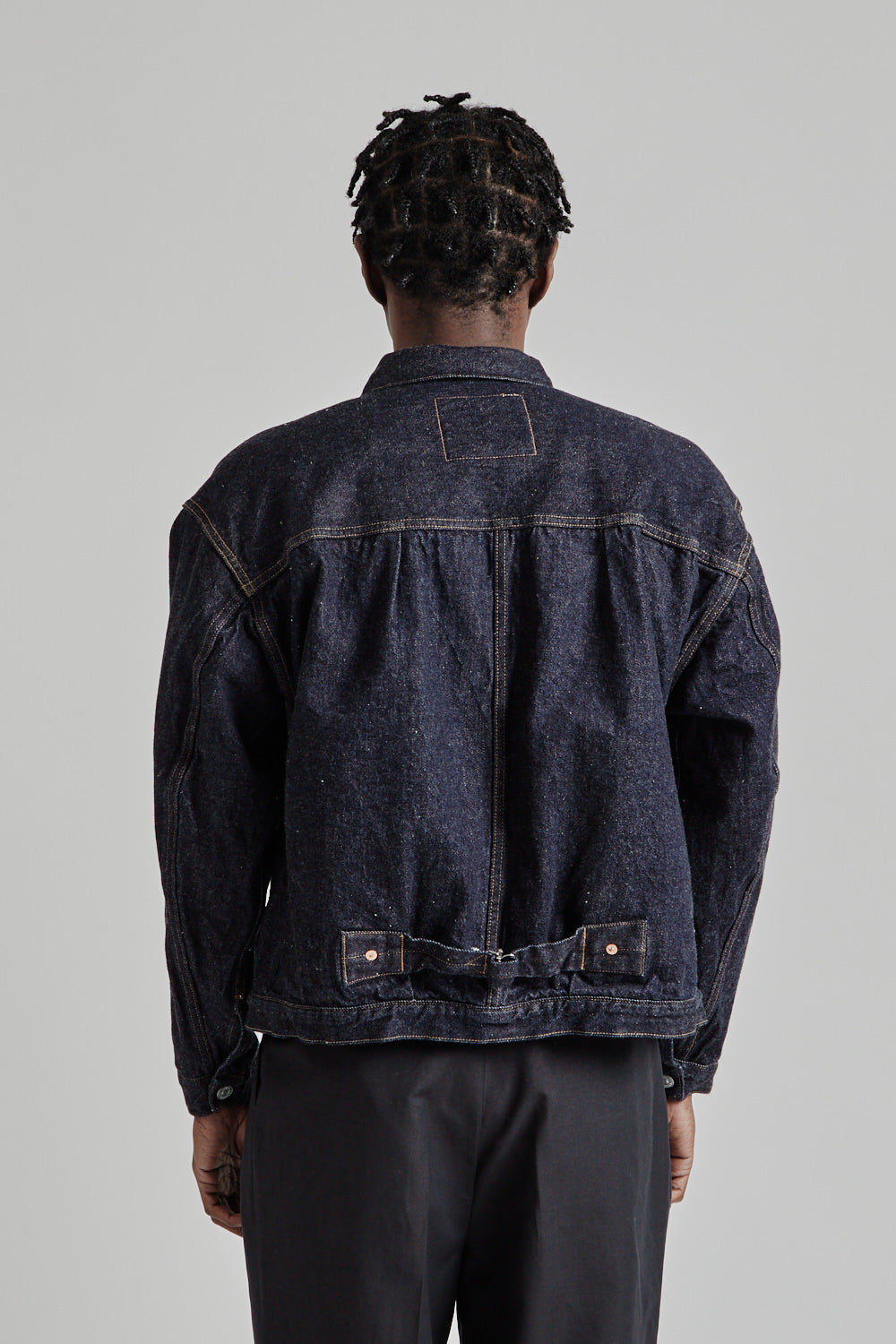 Kaptain Sunshine SS25 Denim Tracker 2P Jacket Indigo One 05